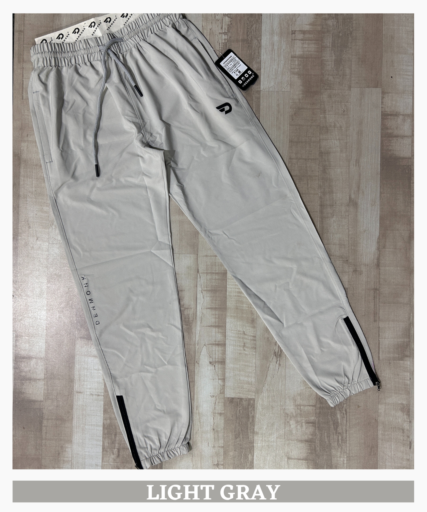 Imported NS Parachute Lycra TrackPant/ Lower (15% Lycra 145 GSM) Ankle Zipped