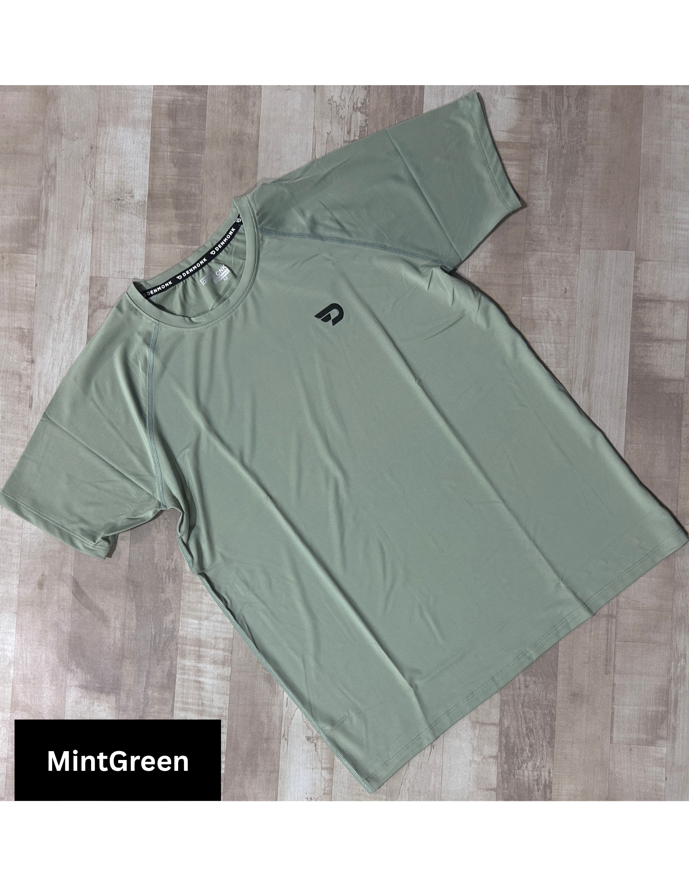 ActiveWear – Imported 4-Way Taiwan Lycra | 180 GSM | Raglan Sleeves | Round Neck | 6 Thread Stitching | 3D Logo | T-Shirt