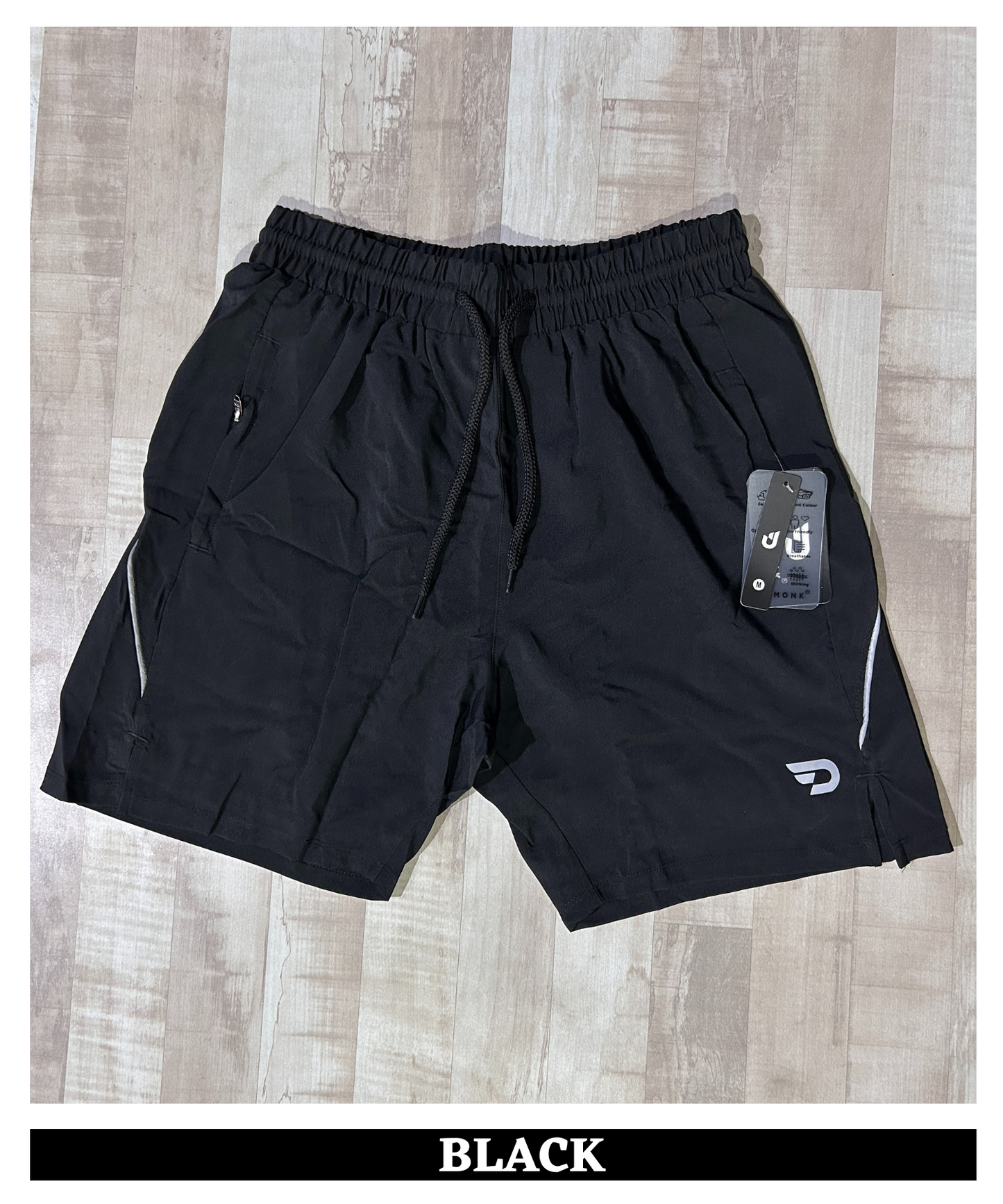 FlexStride 2-in-1 Shorts - Imported Ns Parachute Lycra Shorts (15% Lycra 130)