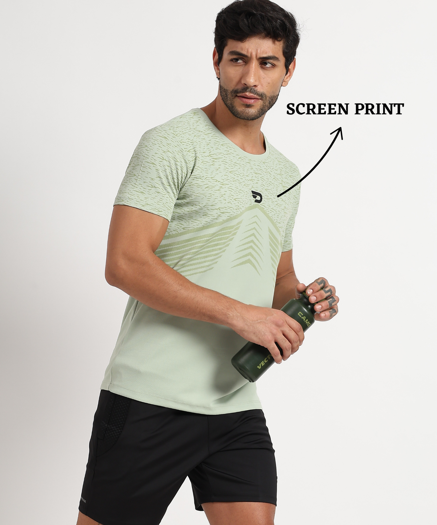 Sports T-Shirt - Imported Dotnit Lycra(GSM 180)