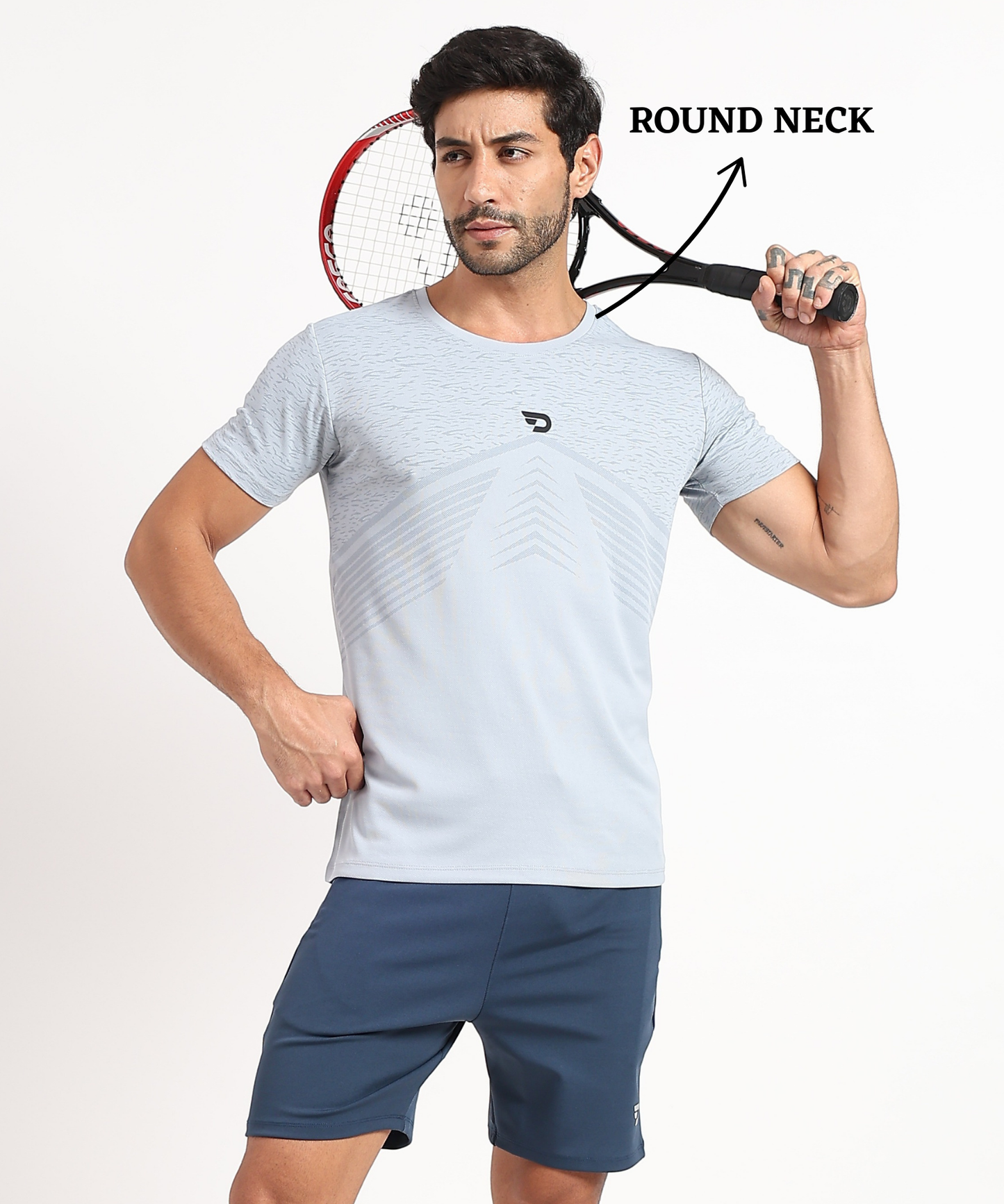 Sports T-Shirt - Imported Dotnit Lycra(GSM 180)