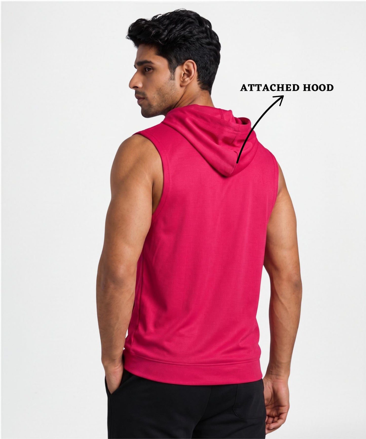 Men’s Sportswear Hooded Sando in Reebok Knit Lycra Fabric (GSM 180)