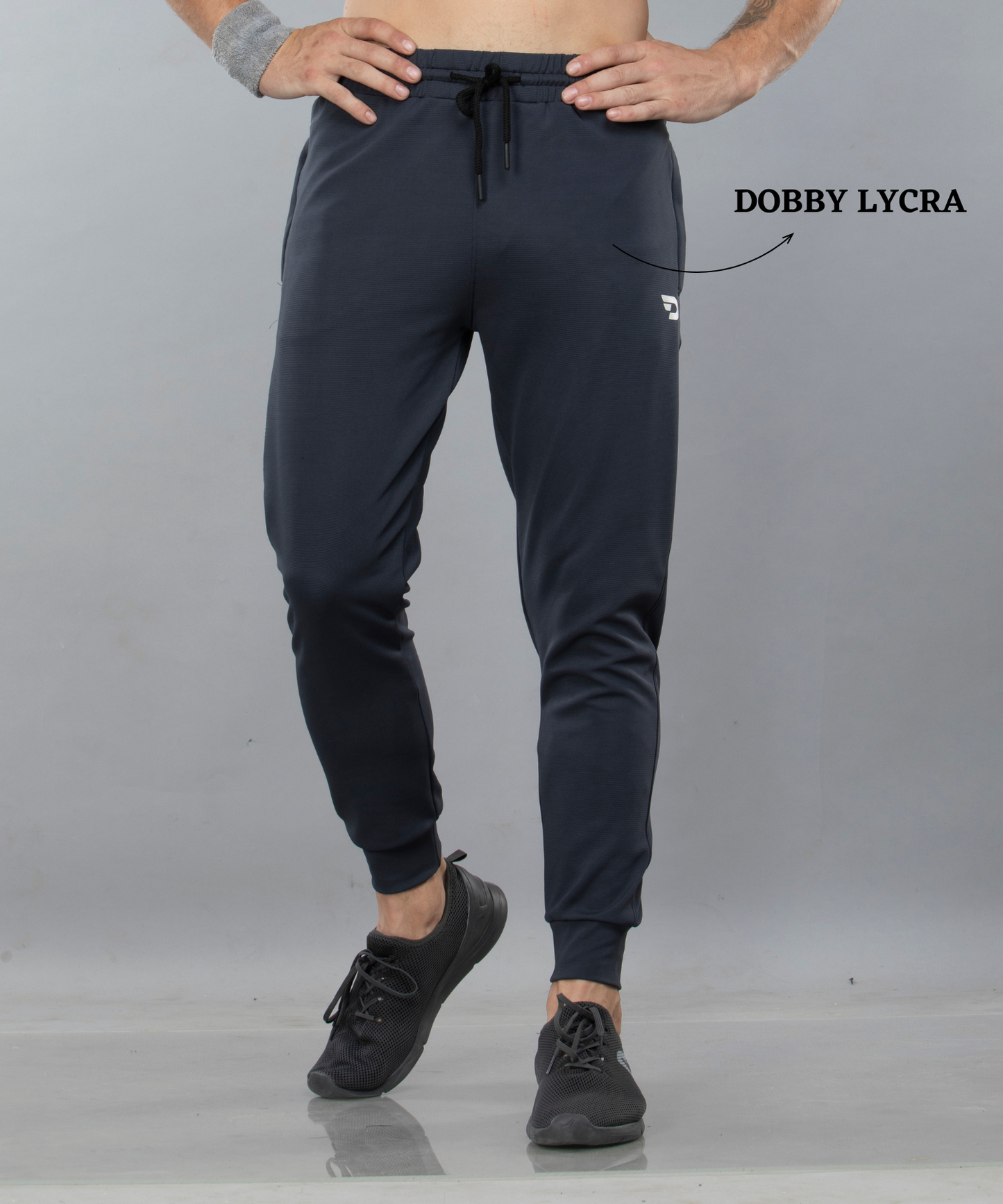 Ribbed Trackpant - Imported Dobby Lycra Lower (GSM 280)