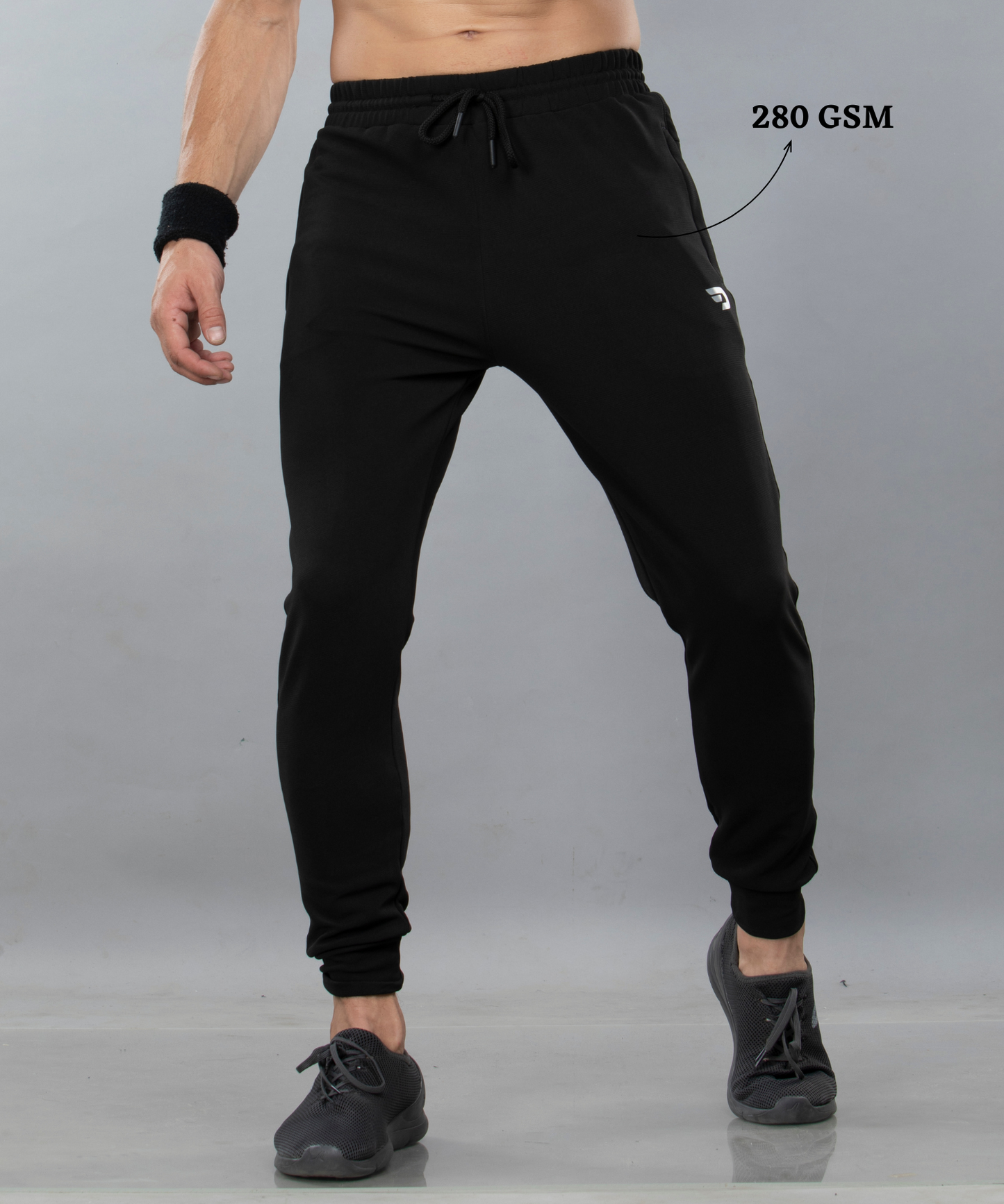 Ribbed Trackpant - Imported Dobby Lycra Lower (GSM 280)