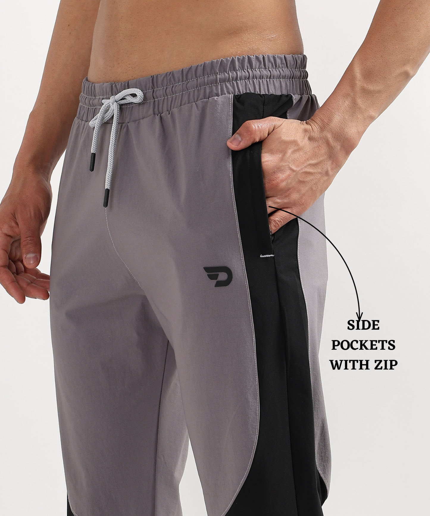 Hybrid Trackpant - Imported Nylon Terry Lycra Lower (GSM 220)
