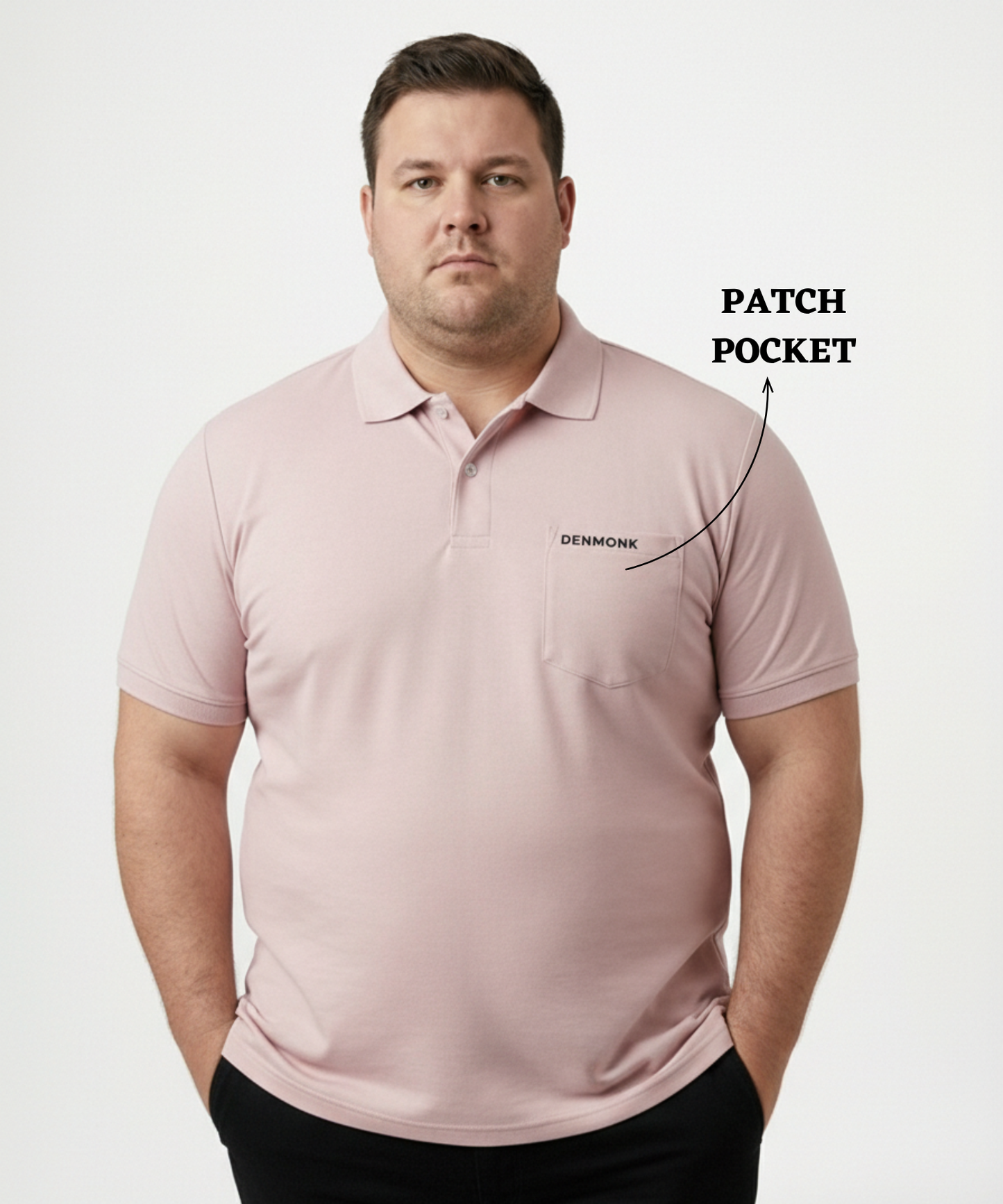 Imported Matty Lycra Polo T-Shirt – Plus Size | 200 GSM | With Mini Chest Pocket