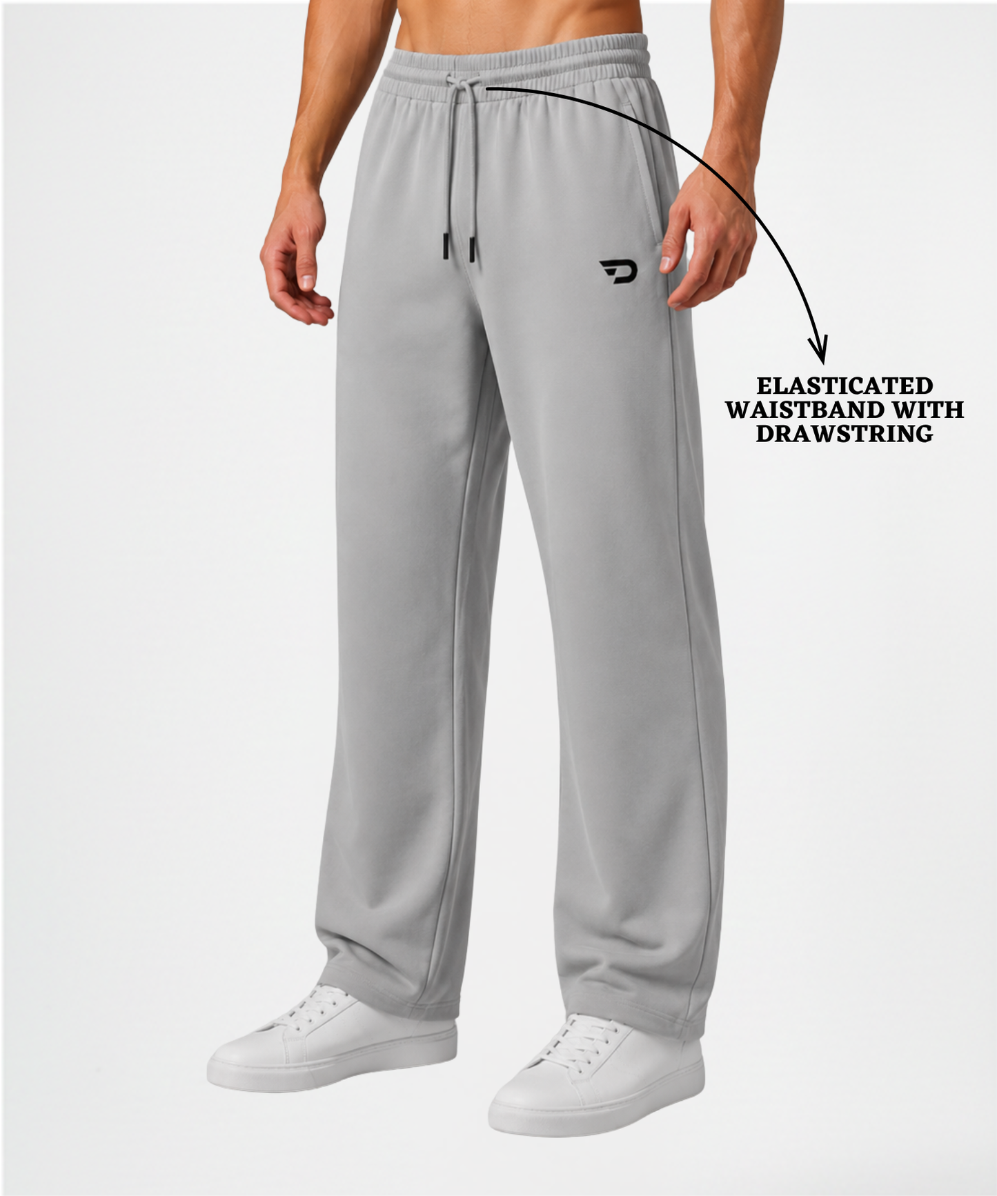 Imported Ns Terry Lycra Straight Fit Trackpant (GSM 180-190)|DOD
