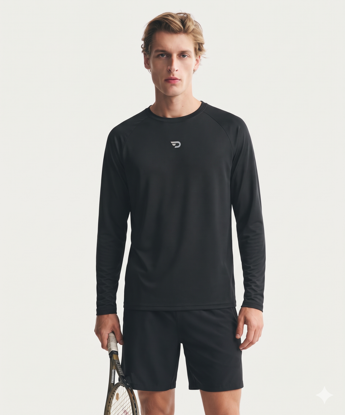 Denmonk Men's Imported Micro Aero Knit Raglan Full Sleeve T-Shirt | 180 GSM | Regular Fit