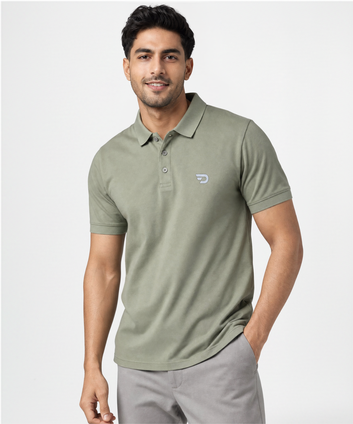 Premium Cotton Feel Plain Polo T-Shirt for Men | 200 GSM | Regular Fit