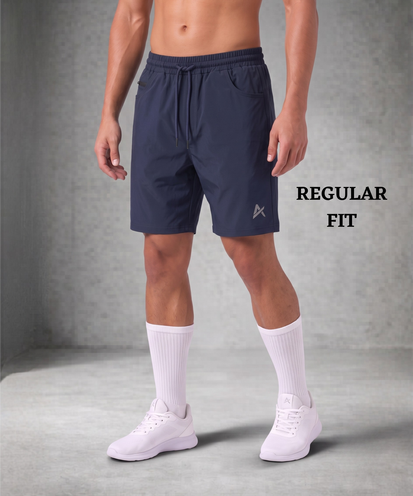 Imported NS Parachute Lycra Shorts 12% Lycra | 130 GSM | Regular Fit | Athvix Active Wear By Denmonk