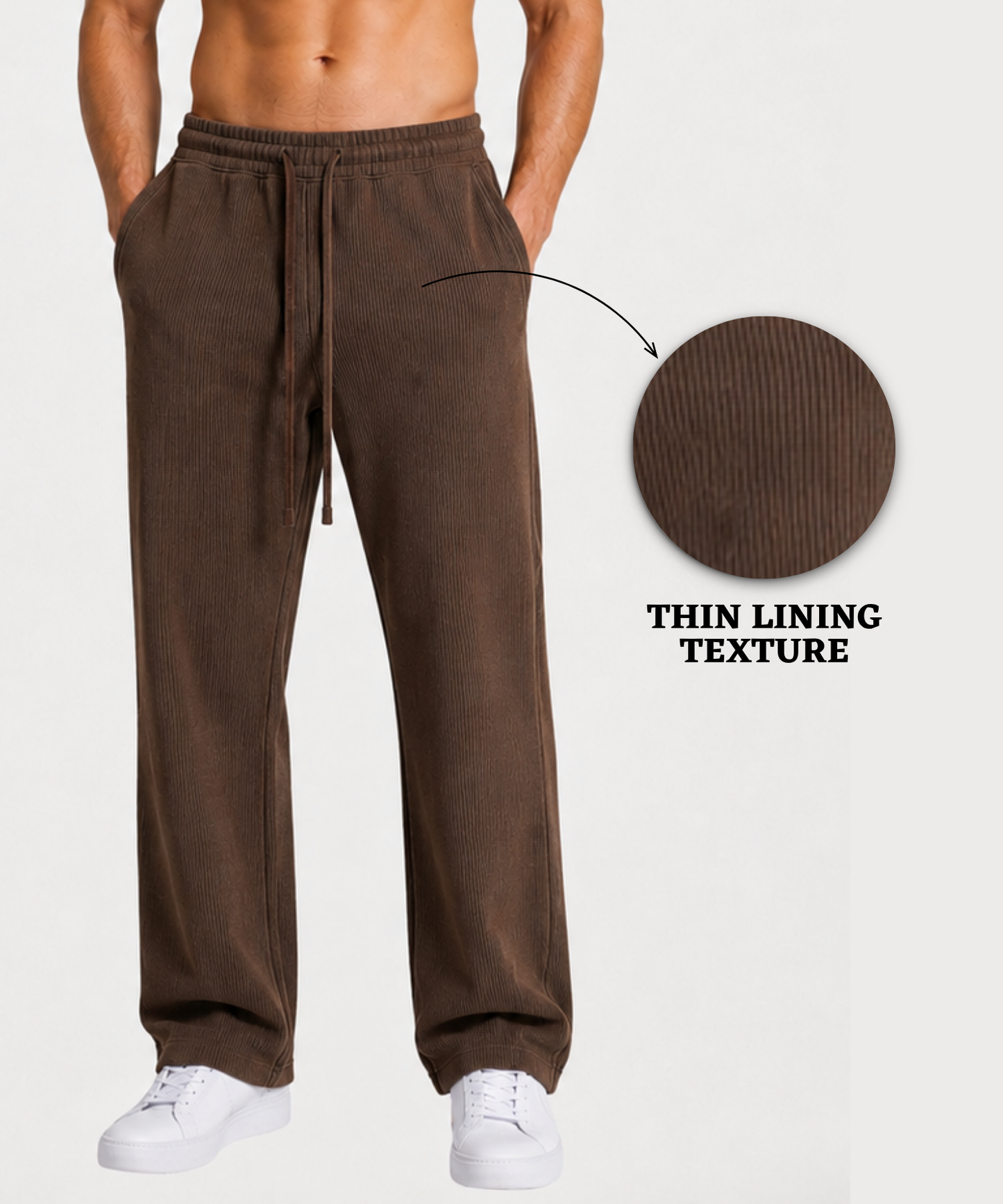 Premium Cotton Blend Lycra Straight Fit Trackpant for Men