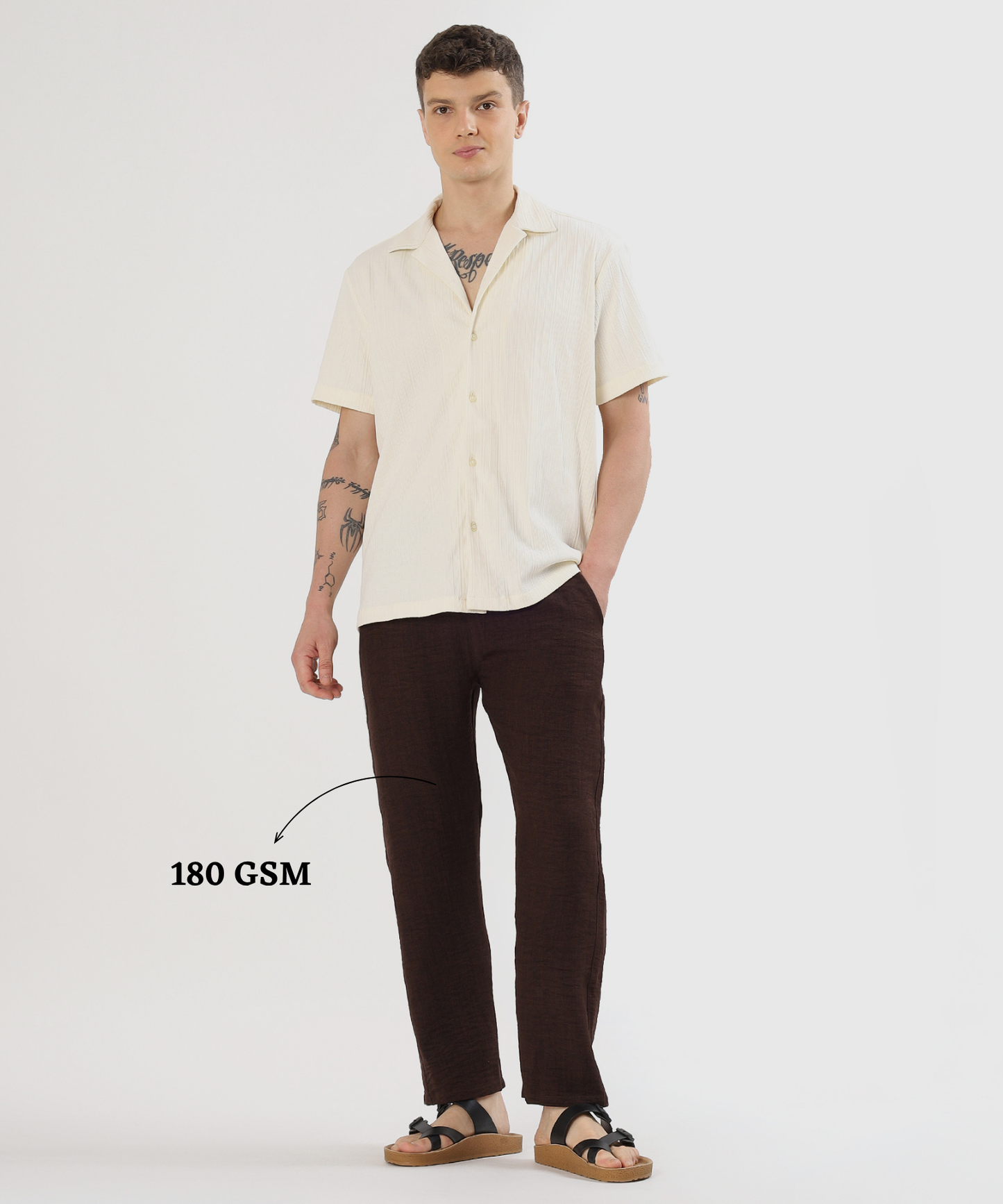 LinenEase Relax Pant - Imported Linen Lycra Lower (GSM 180)