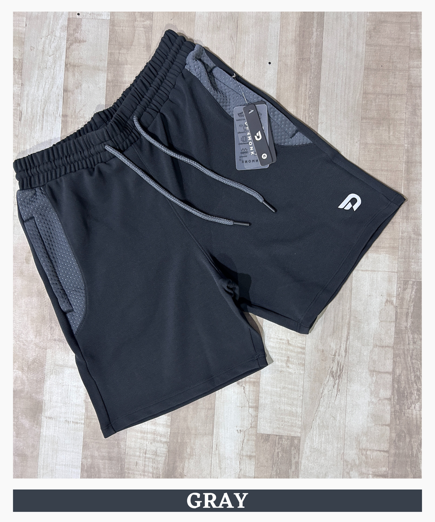 Active Bugdot Shorts- Imported Dobby Lycra (GSM 260)
