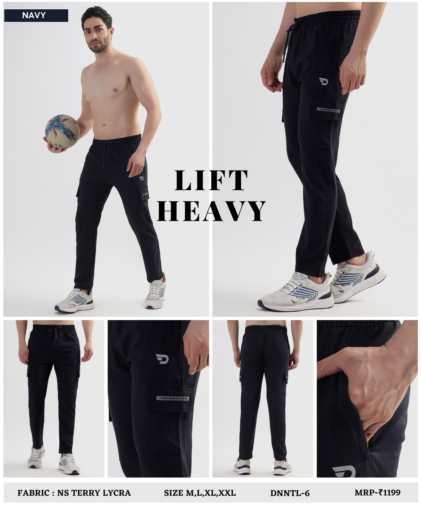 Terry Cargo Style Lower– Imported Ns Terry Lycra (GSM 180-190)
