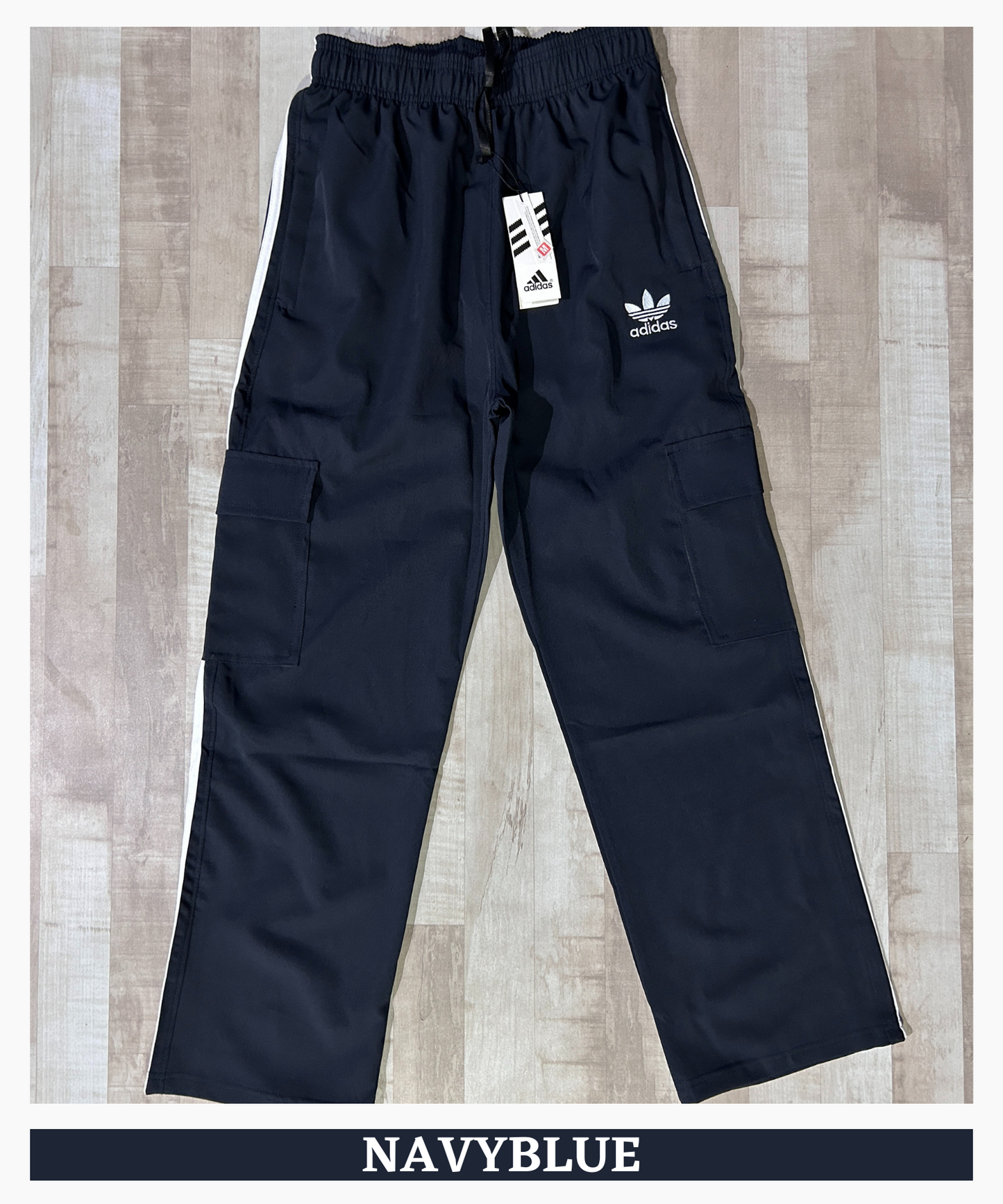 Imported Ns Terry Lycra Cargo (GSM 180-190) Three Strip Design