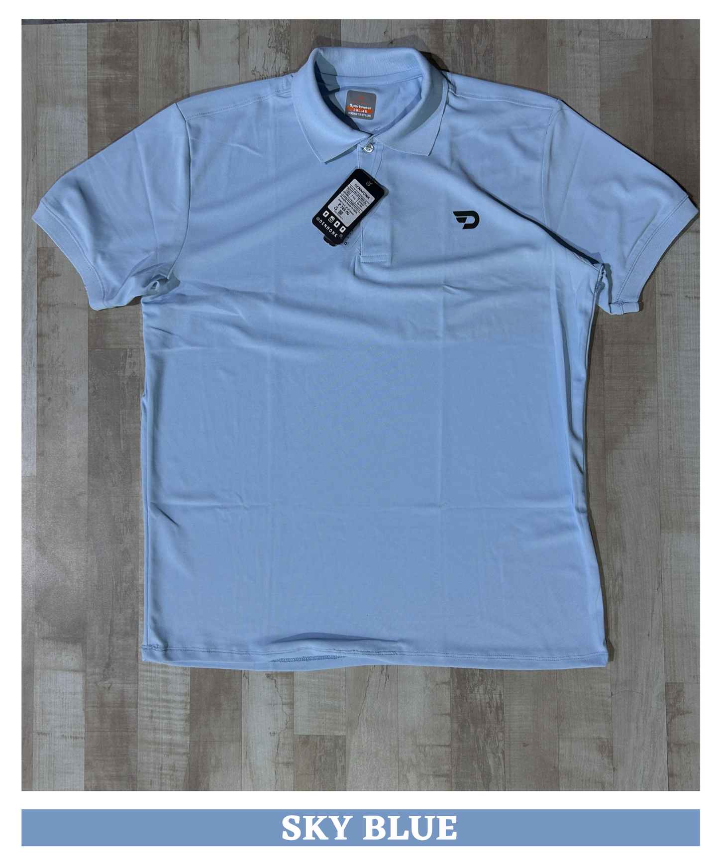 Imported Matty Lycra Polo Plus Size T-Shirts (GSM 200)