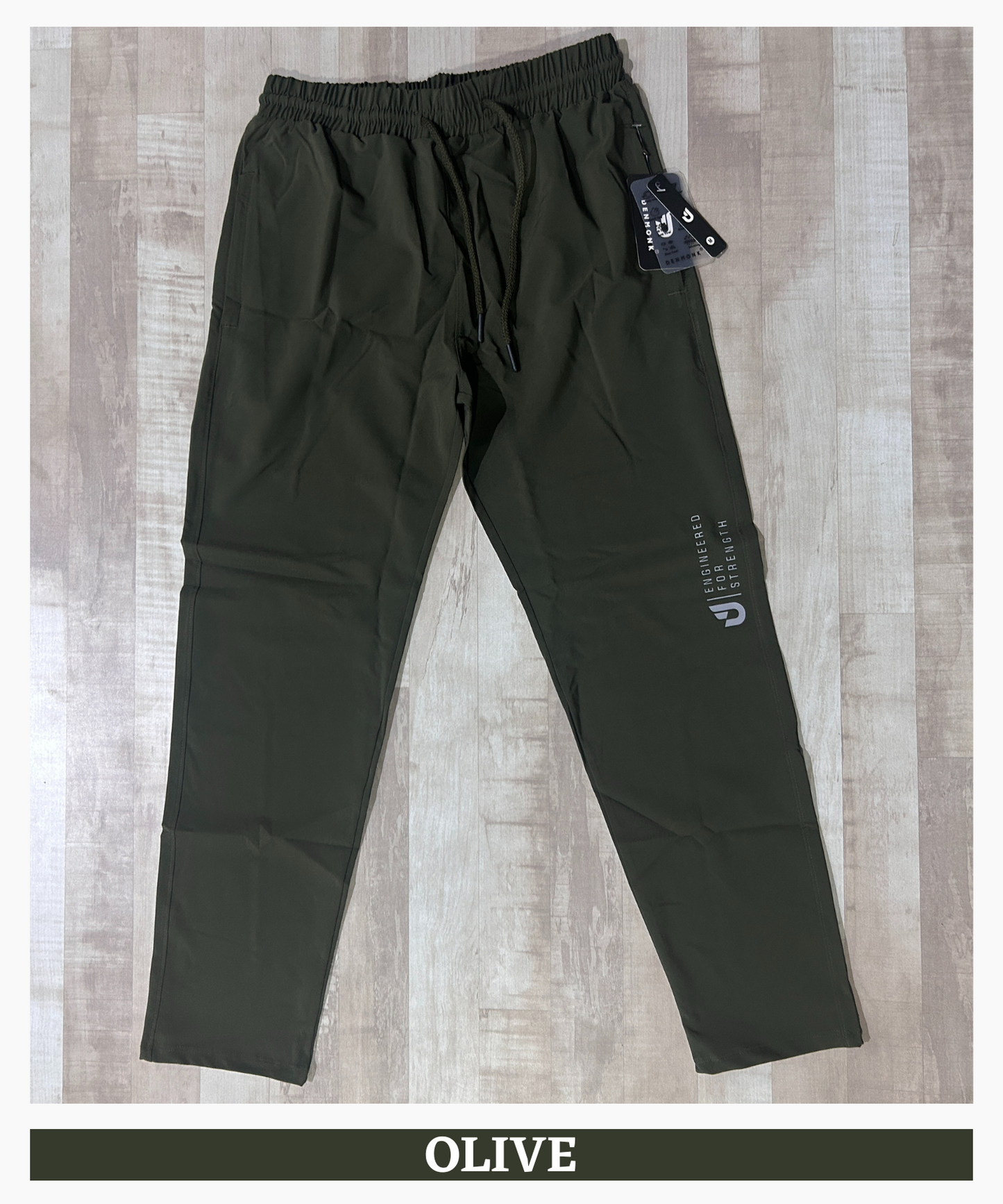 TechStretch Lowers - Imported Ns Parachute Lycra (145 GSM, 15% Lycra)