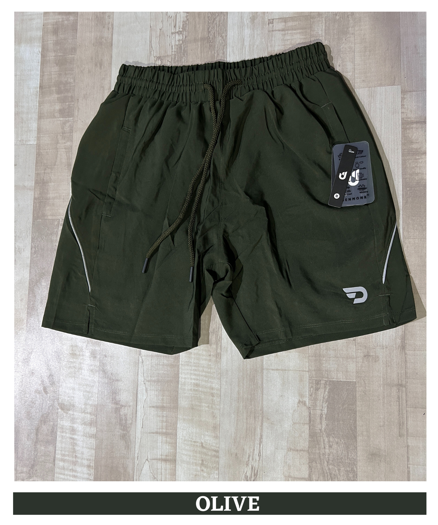 FlexStride 2-in-1 Shorts - Imported Ns Parachute Lycra Shorts (15% Lycra 130)