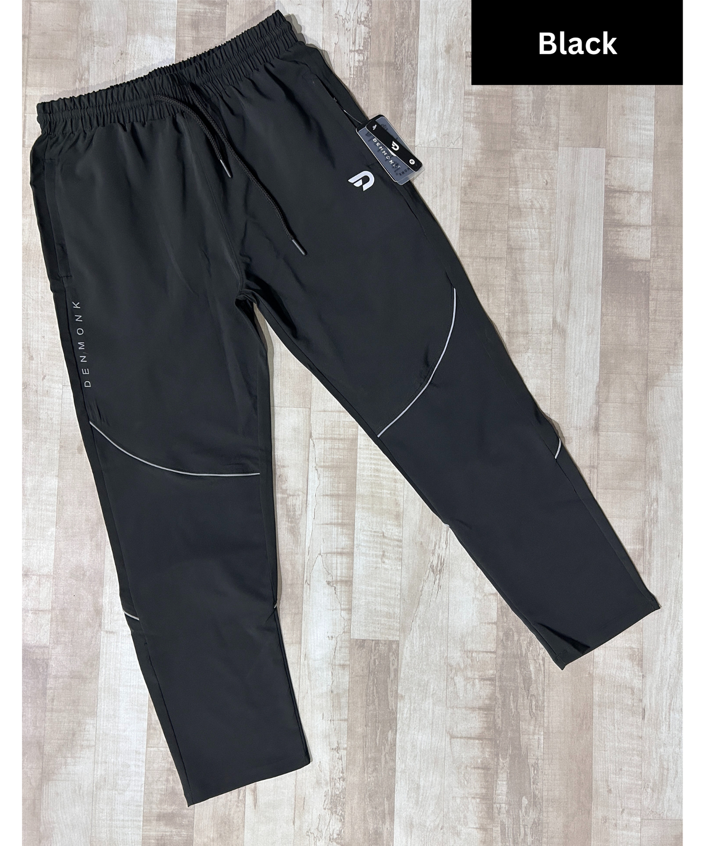 FlexFit – Imported Ns Parachute Lycra | 145 GSM | 25% Lycra | Piping Design | Side Zip Pockets | Regular Hem | Lower / Track Pant - B2BZONE