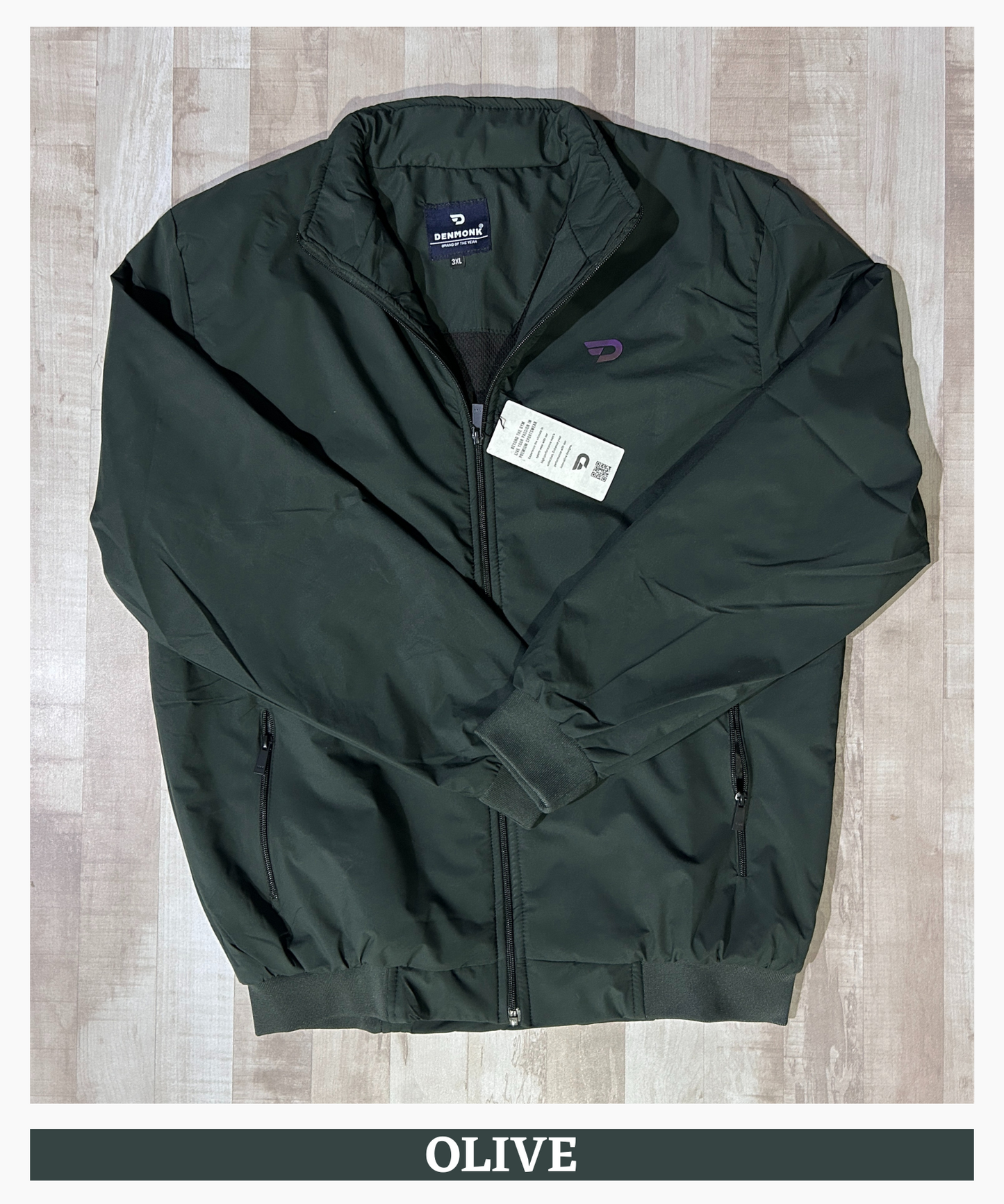 Imported Premium Quality Feather Touch Plus Size Waterproof Fabric Jacket (GSM 350)