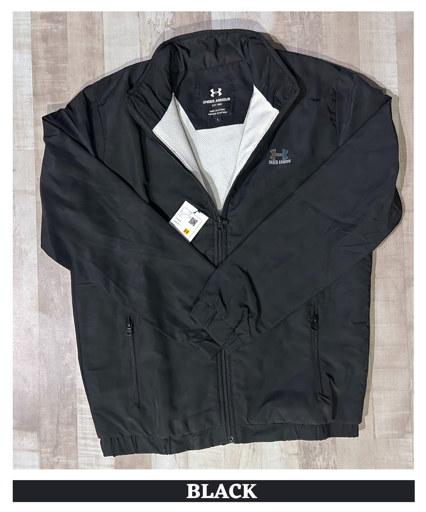 Premium Quality Nylon Check Windcheater Jackets (GSM 350)