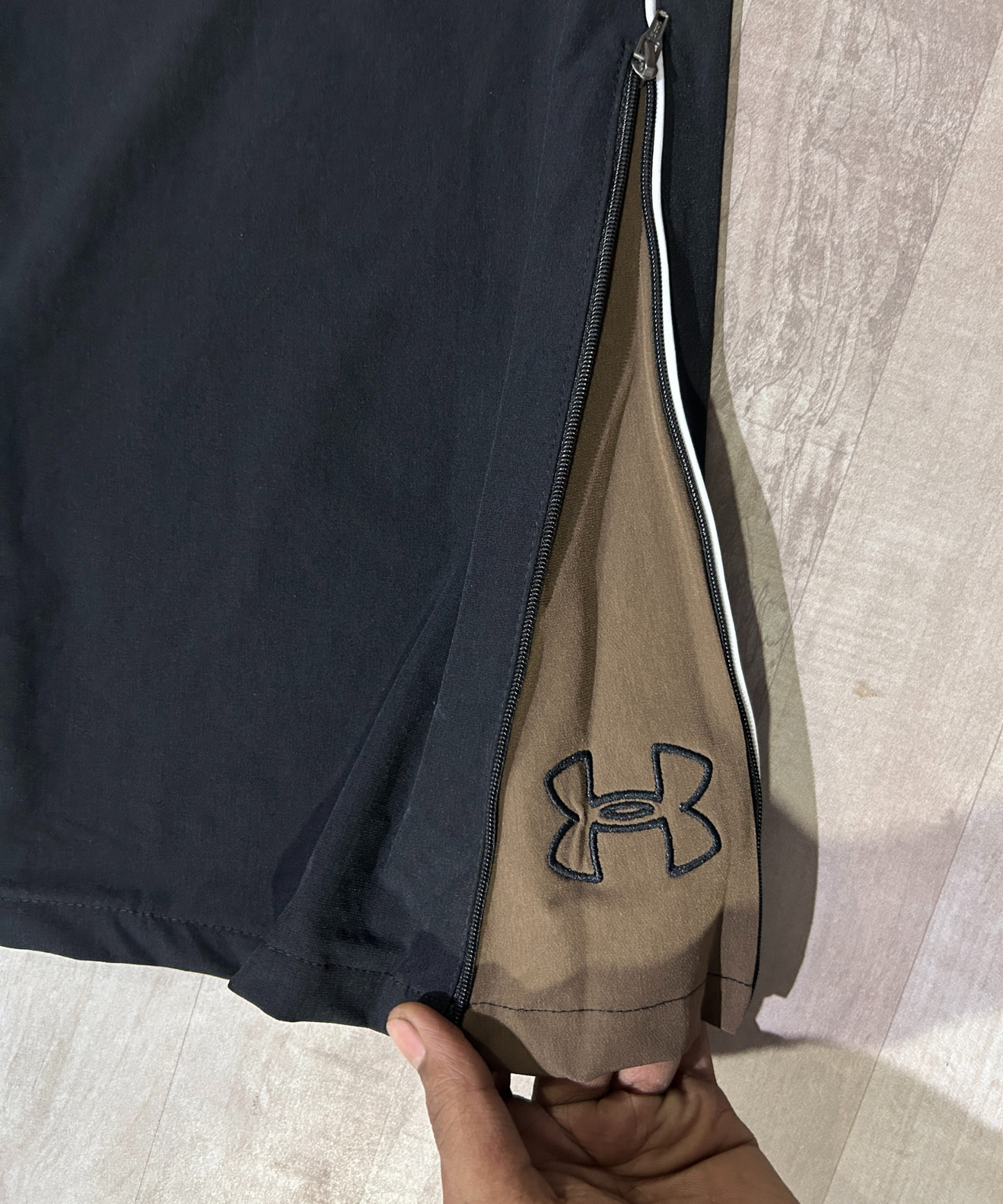 Imported Nylon Crush Lycra | Straight Fit + Boot Cut | Ankle Zipper | Side Pocket Closure | Lower / Trackpant