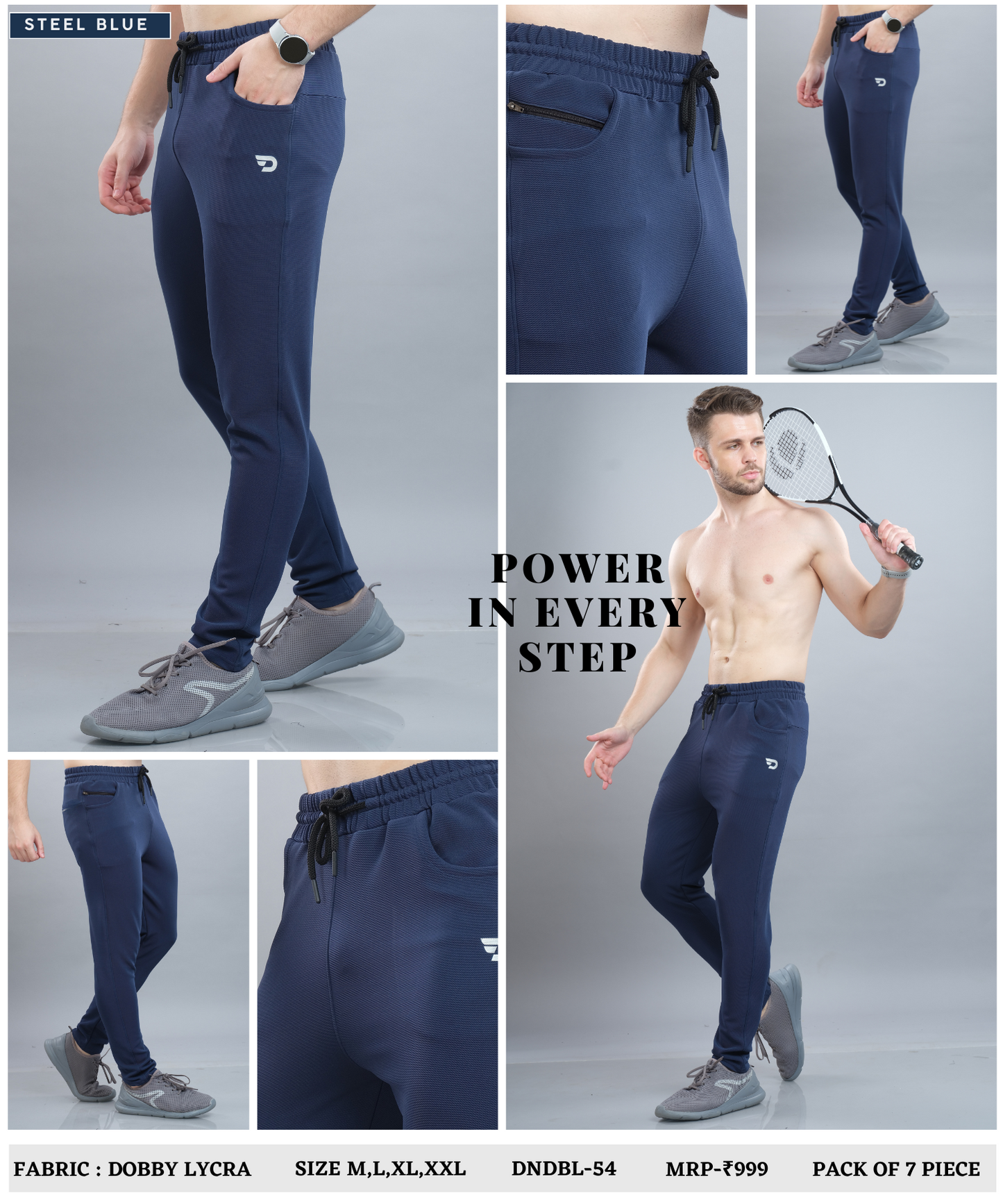 PowerFit – Imported Dobby Lycra (280 GSM)