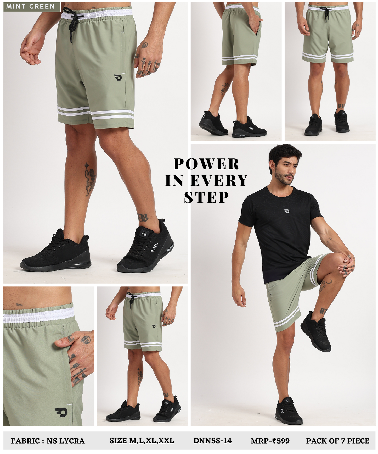 Ns Parachute Lycra Shorts - B2BZONE
