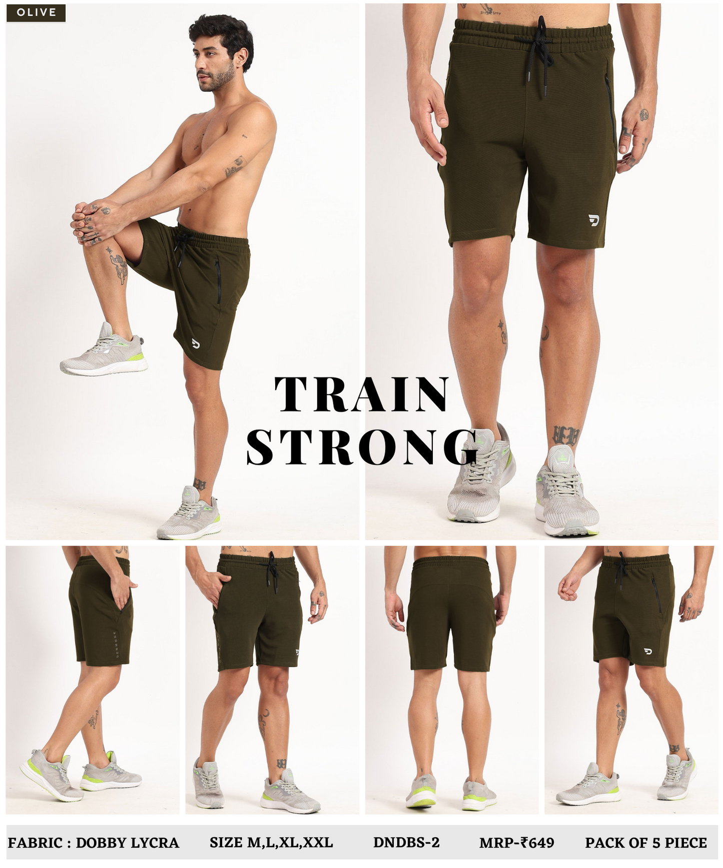 UrbanFlex Shorts – Imported Dobby Lycra ( 250 GSM)