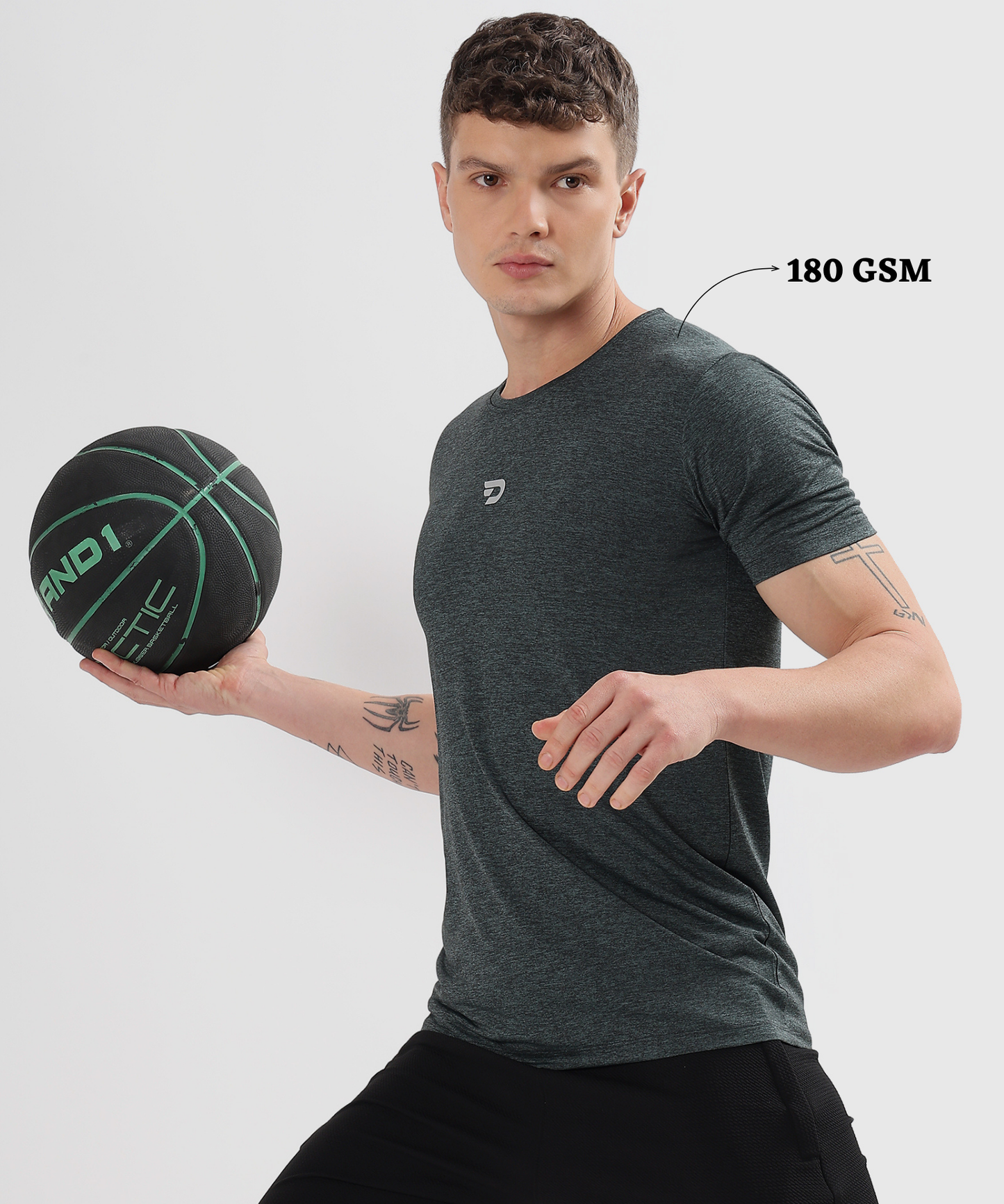 Action T-shirt - Imported 4way Milanch Lycra (GSM 180)