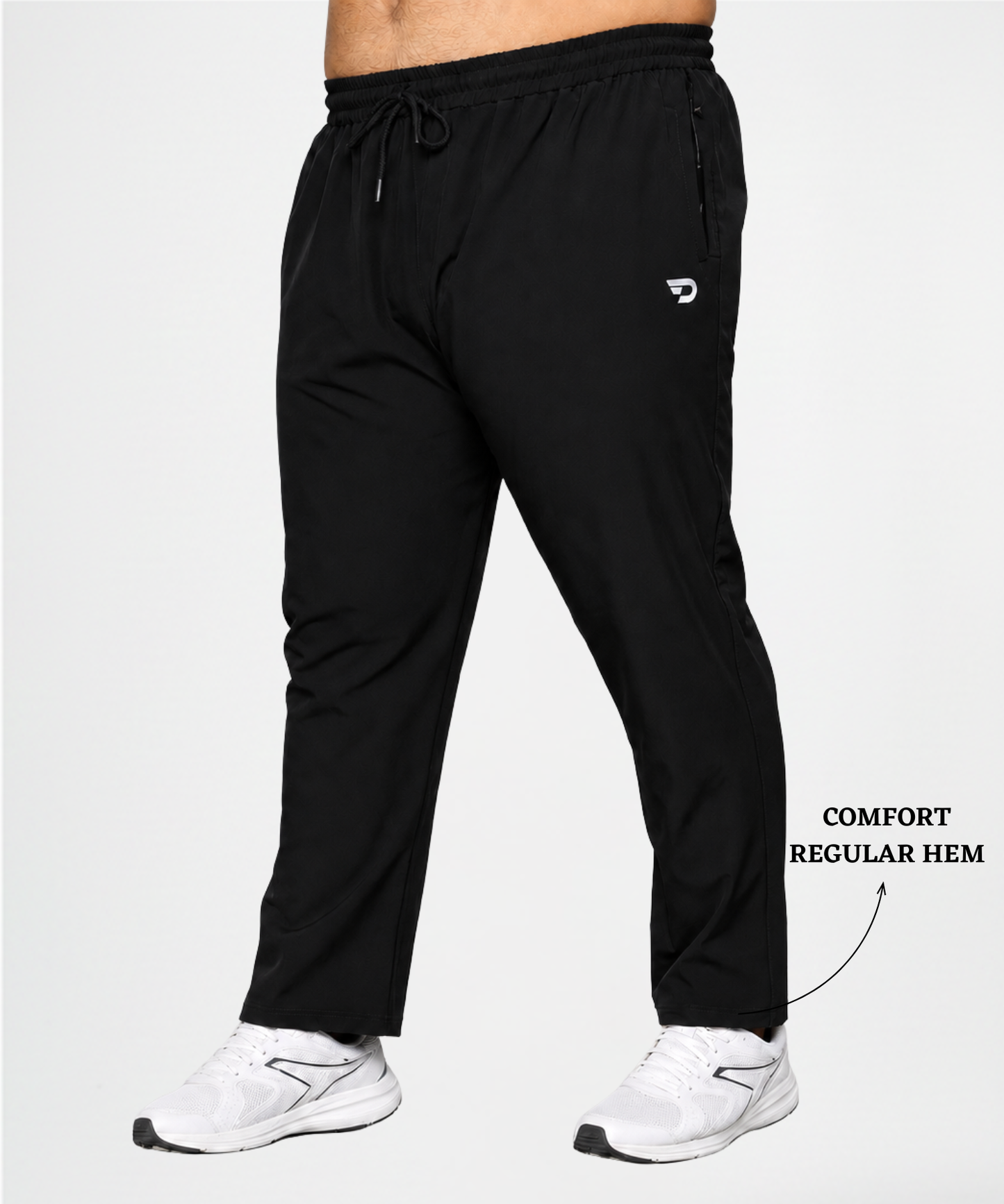ActiveFlex Trackpant – Imported Ns Parachute Lycra Plus Size Lower (145 GSM, 20% Lycra)