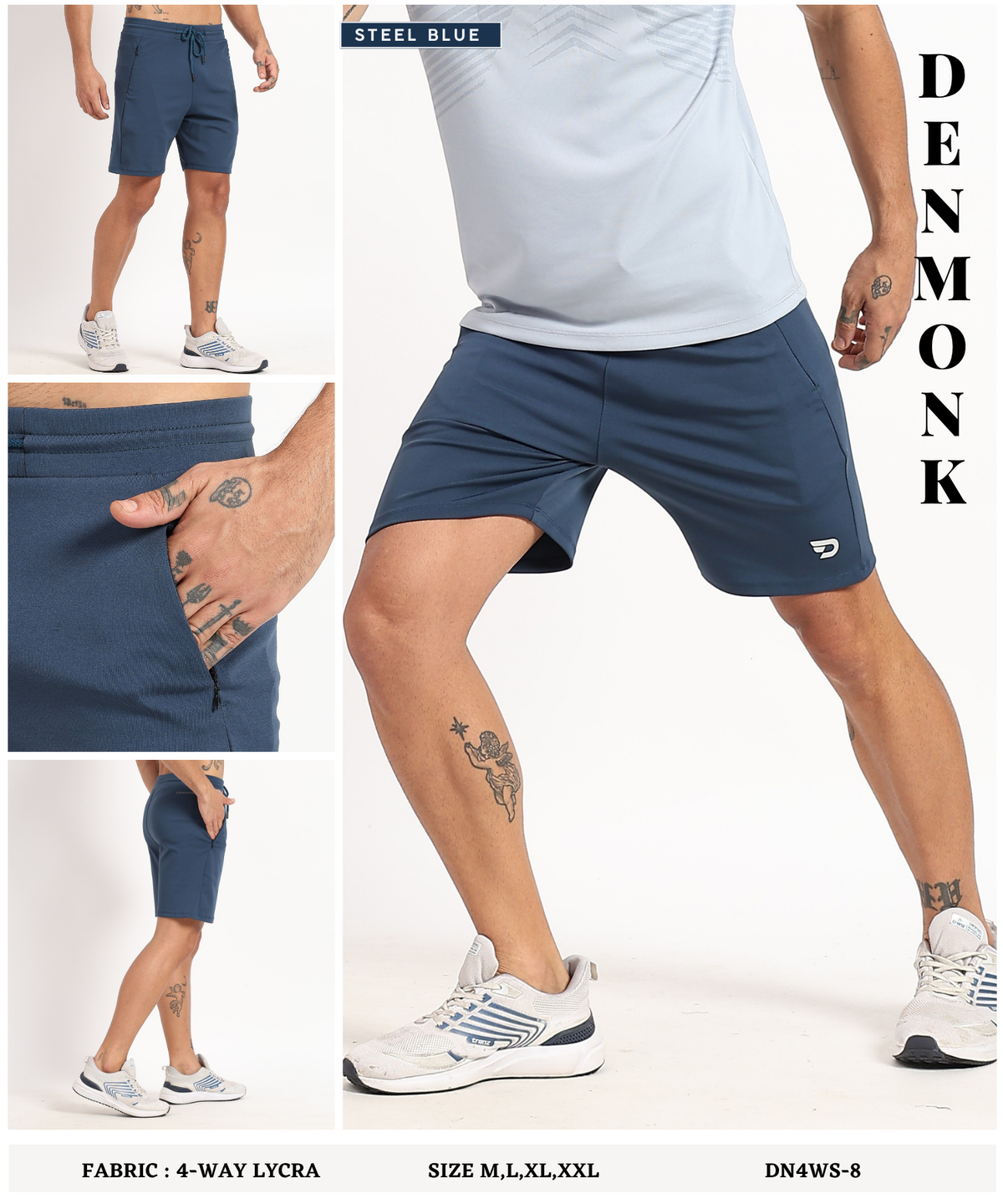 Imported 4way Taiwan Lycra Shorts (GSM 250) | DOD