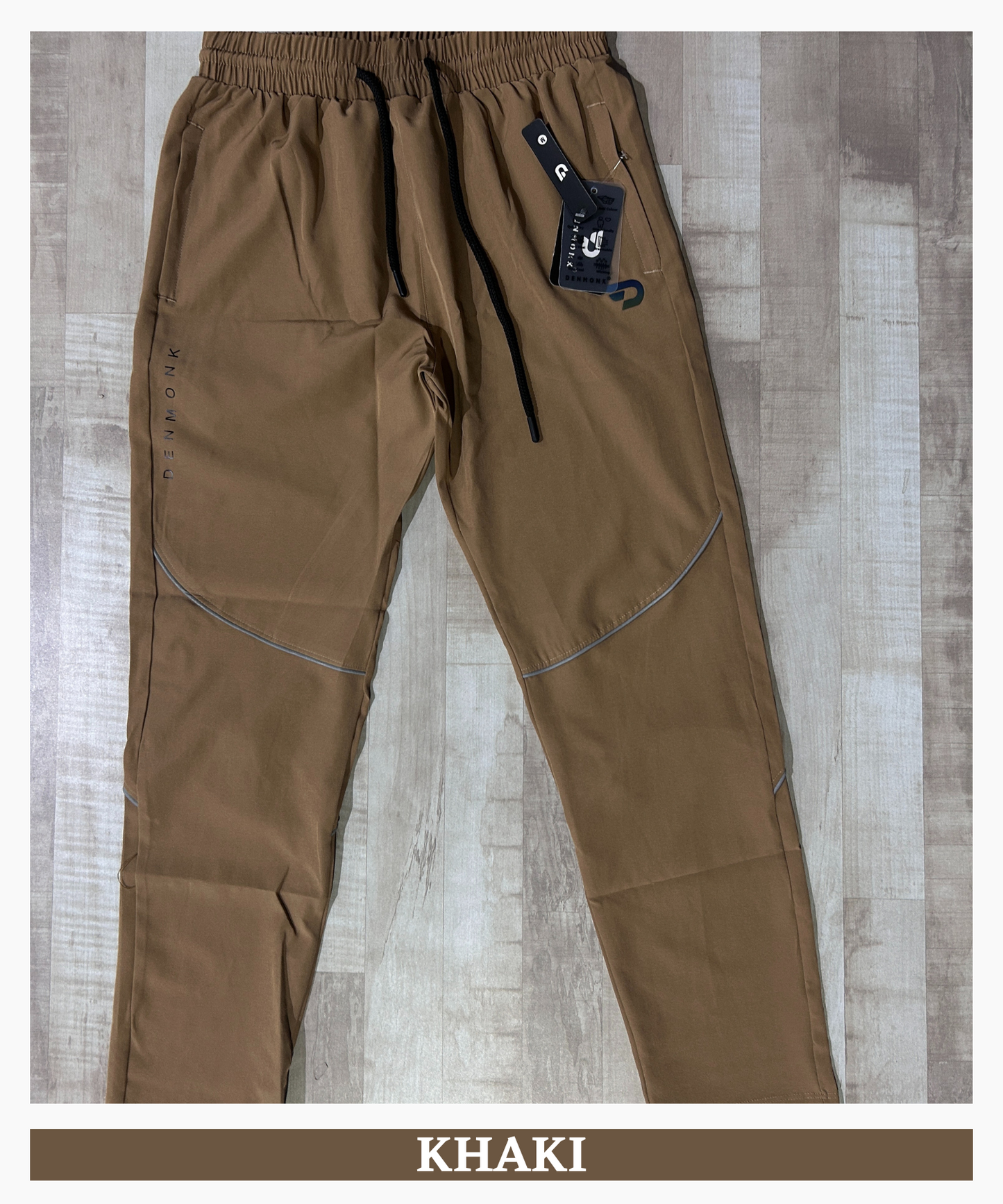 AeroStretch Track Pants - Imported Ns Parachute Lycra (15% Lycra 145 GSM)