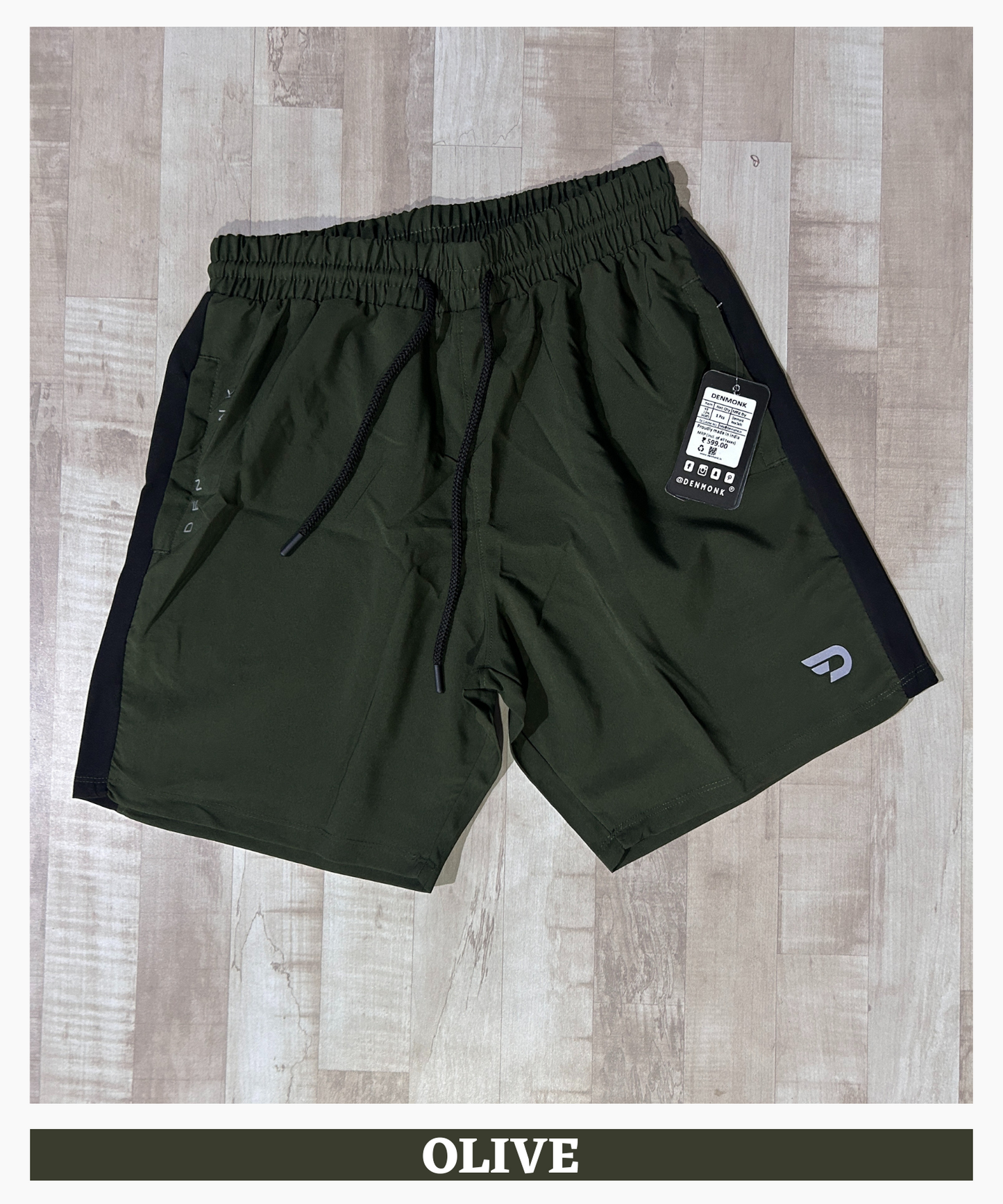 BlockFit Shorts – Imported Ns Parachute Lycra (15% Lycra,130 GSM)