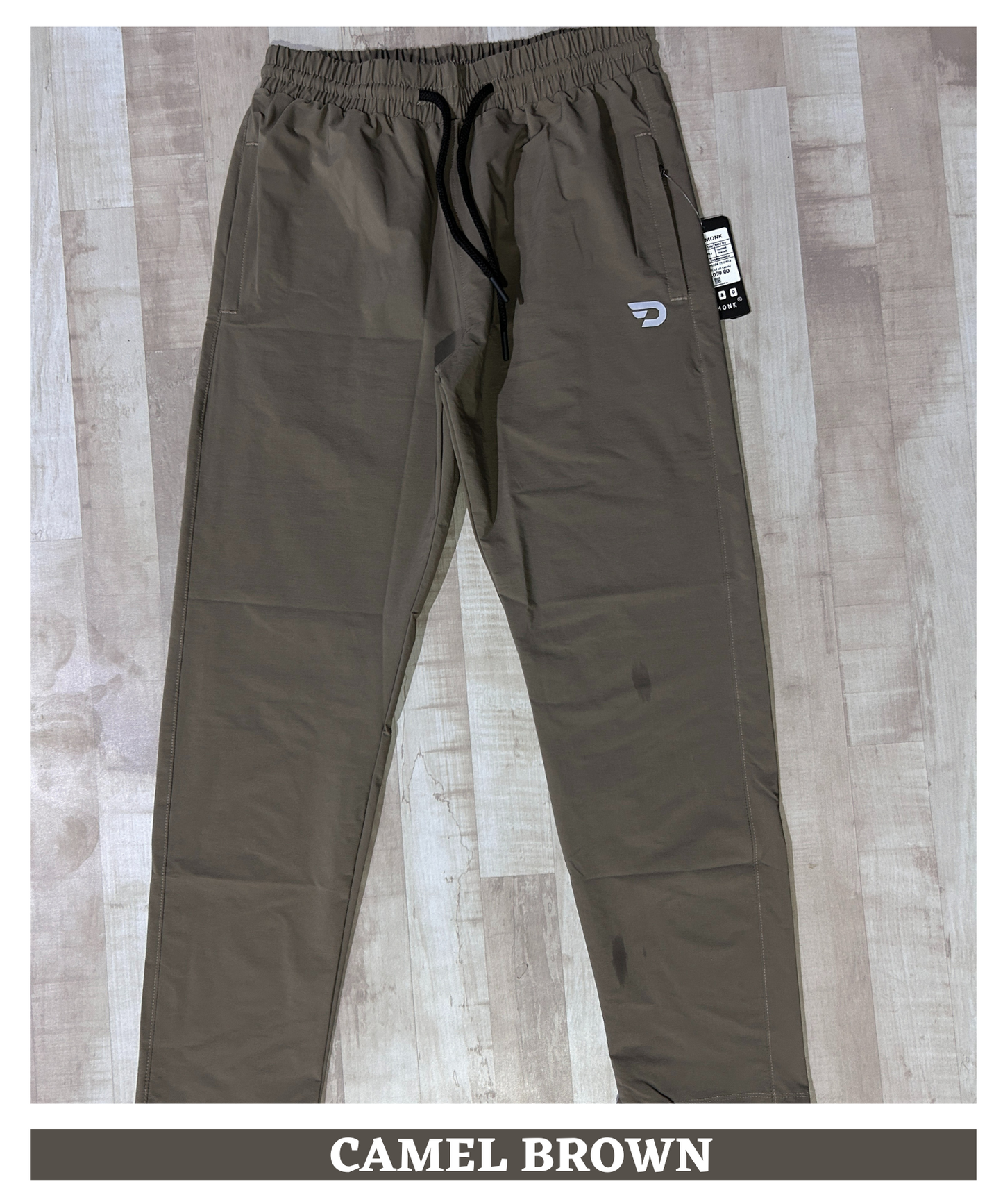 NylonFlex Zip Trackpants - Imported Nylon Crush Lycra (180 GSM)