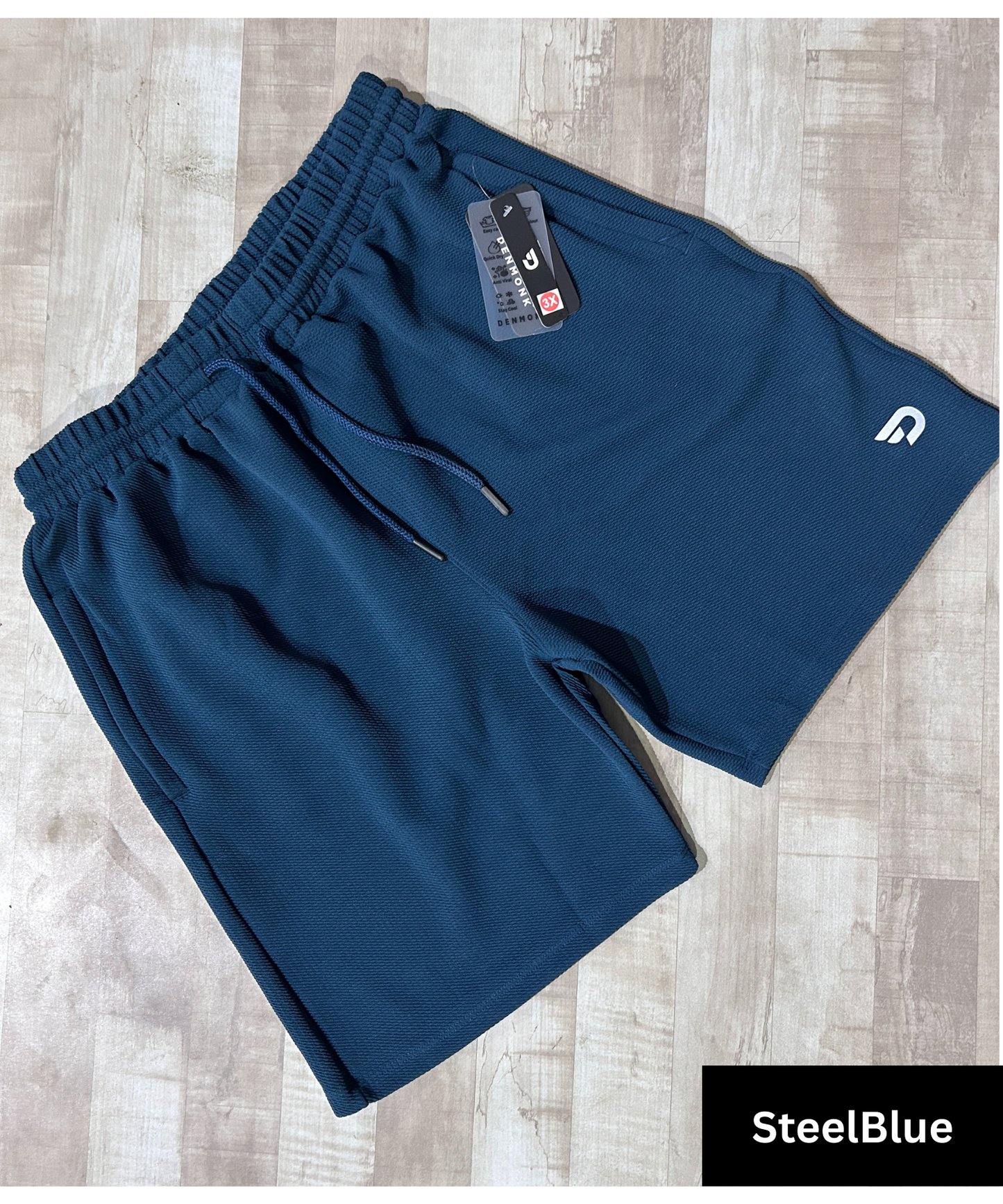 KararaFlex – Imported Karara Lycra | 250 GSM | Side Zip Pockets | Shorts / Half Pant - B2BZONE