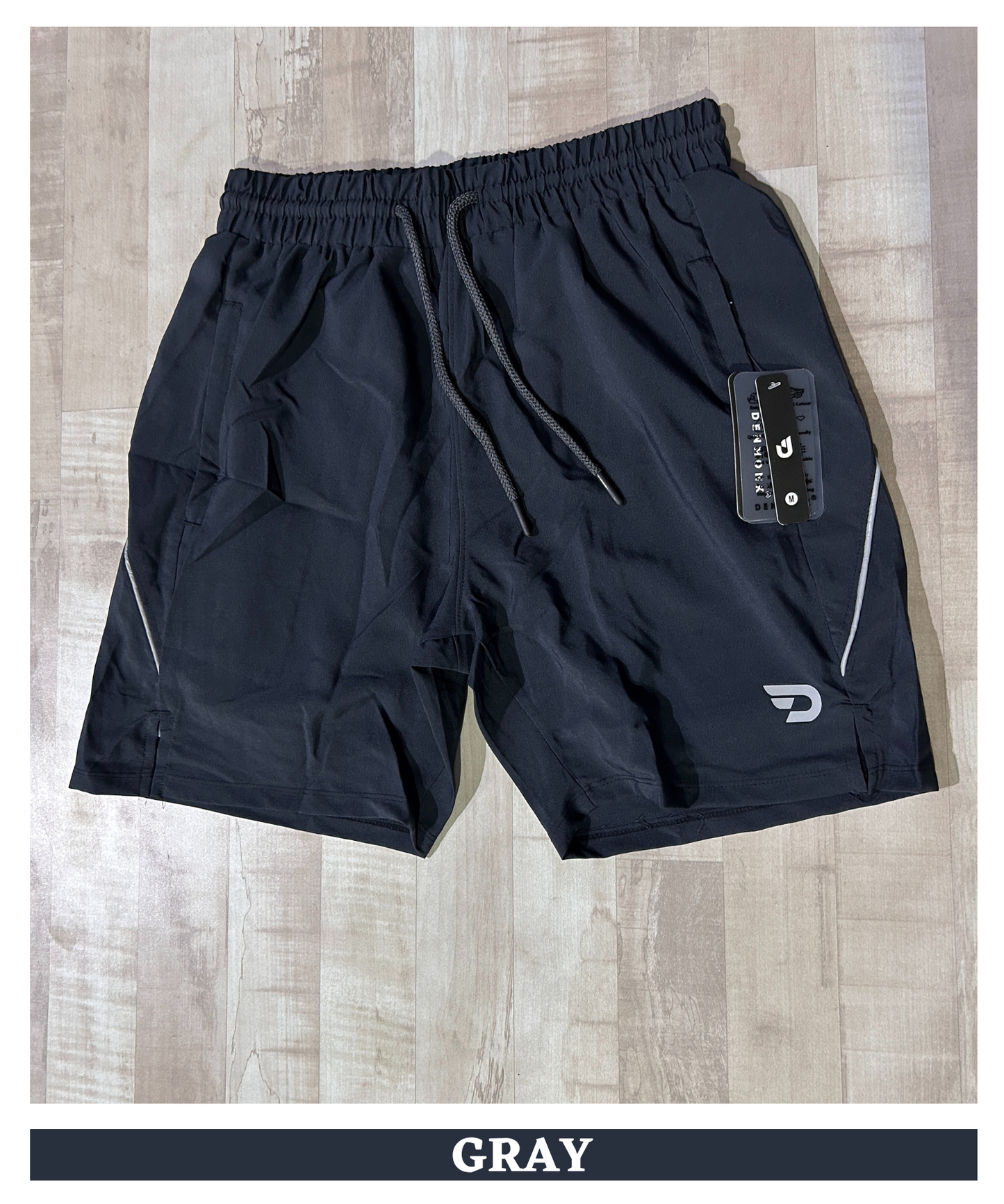 FlexStride 2-in-1 Shorts - Imported Ns Parachute Lycra Shorts (15% Lycra 130)