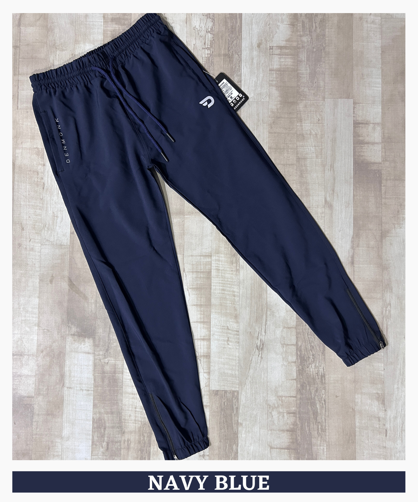 Imported NS Parachute Lycra TrackPant/ Lower (15% Lycra 145 GSM) Ankle Zipped