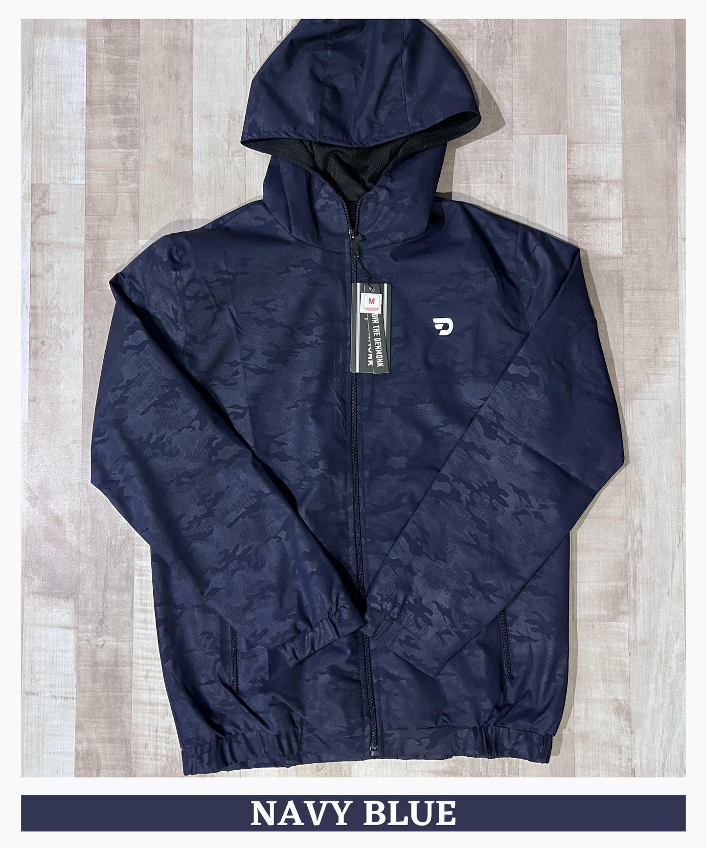 Premium Quality Camo Cotton With Cap Windcheater Jacket (GSM 350)