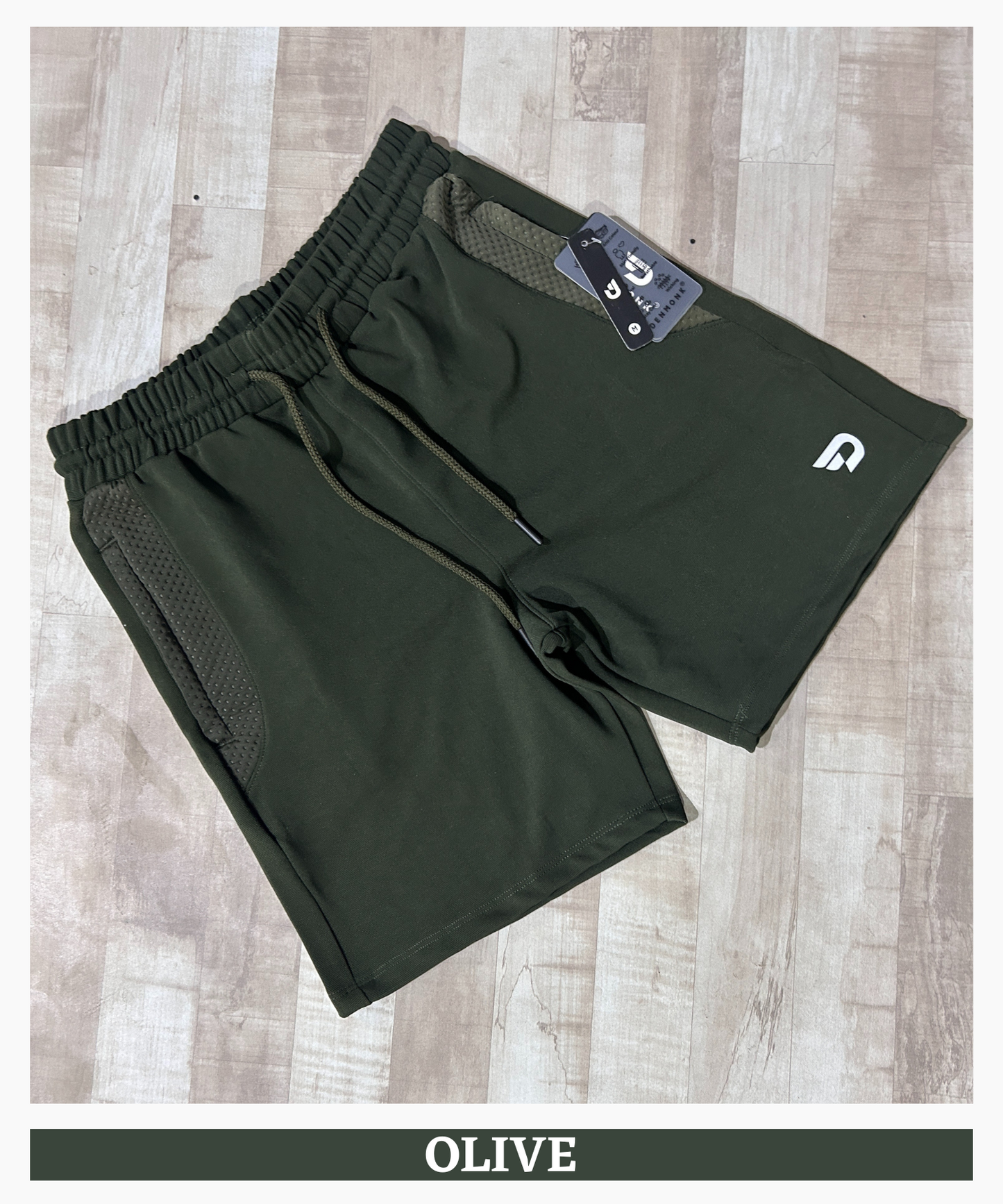 Active Bugdot Shorts- Imported Dobby Lycra (GSM 260)