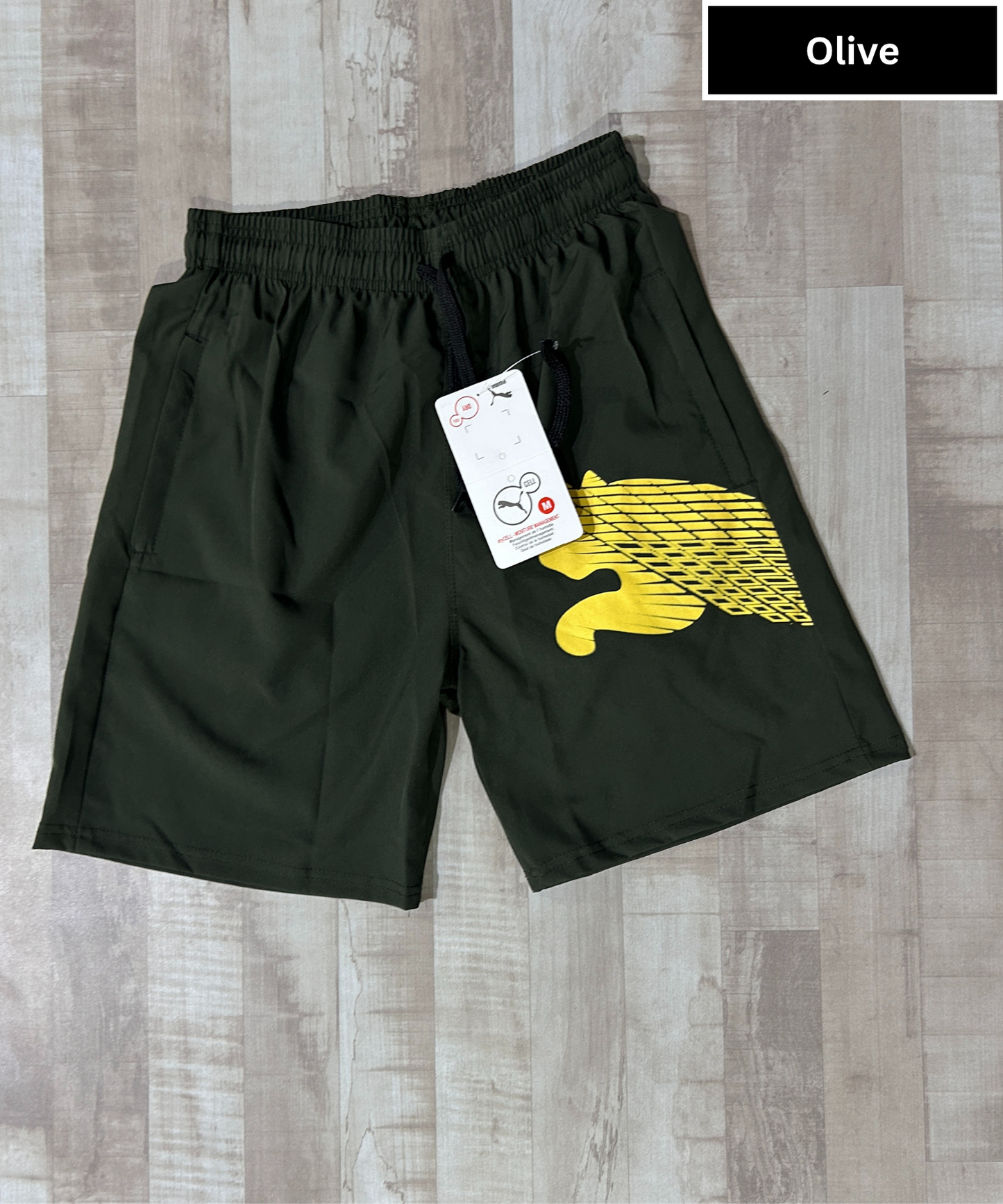 Imported Ns Parachute Lycra Shorts (15% Lycra GSM 130)