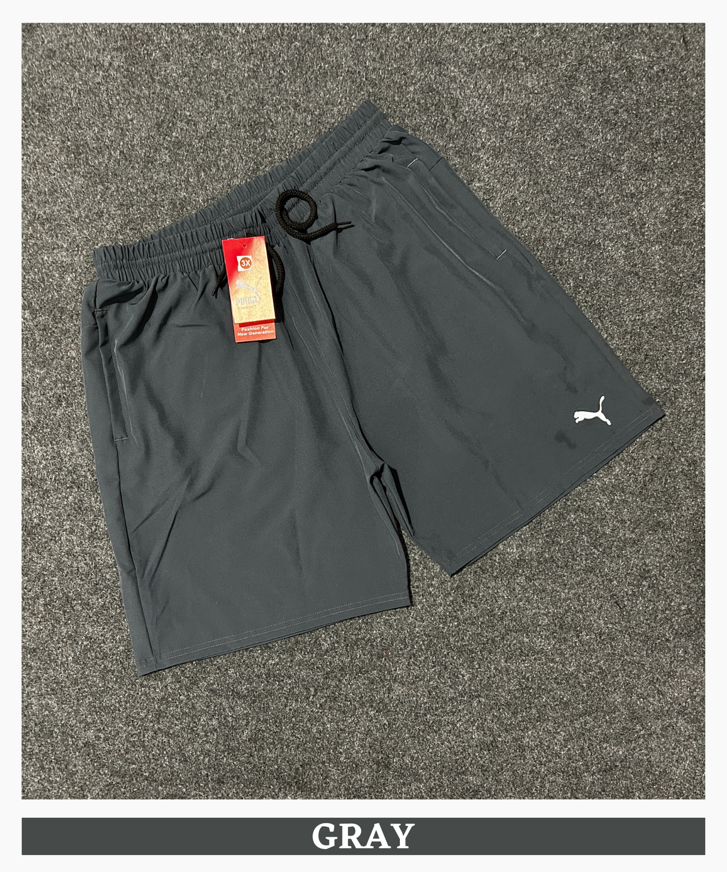 Imported Ns Parachute Lycra Shorts (15% Lycra 130 GSM)
