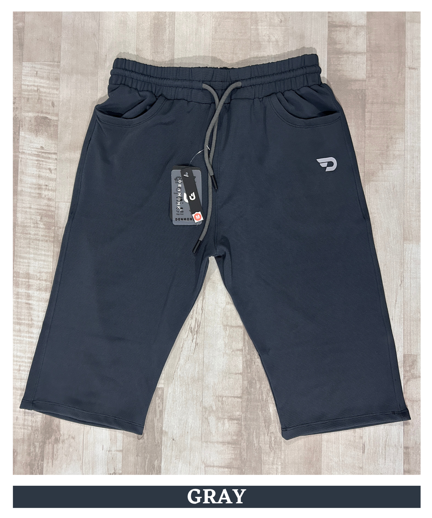 Men's Premium Imported Dobby Lycra Capri | 250 GSM | Functional D-Pockets | Regular Fit