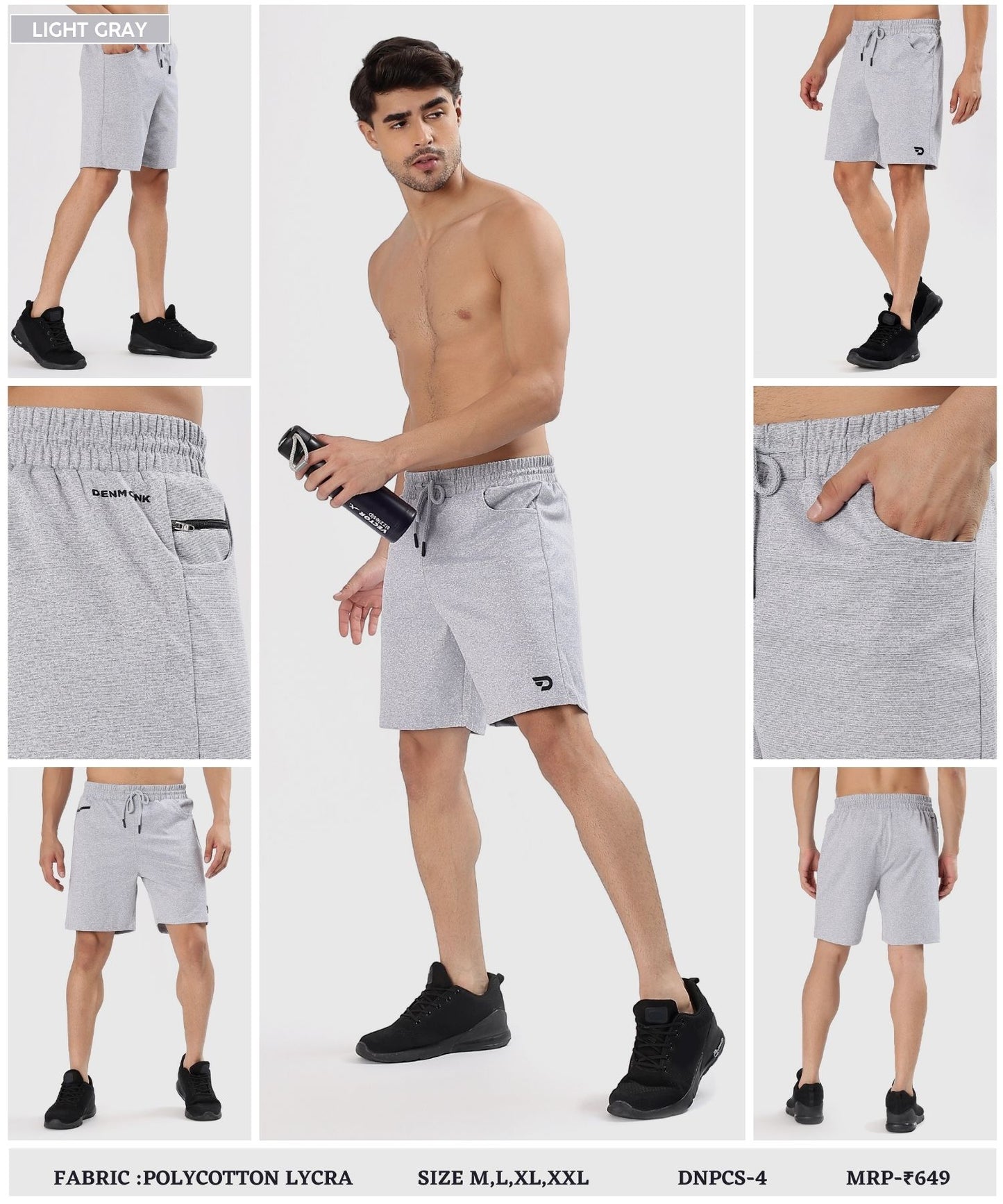 Ultra Polycotton Short- Imported Poly Cotton Lycra (GSM 260)