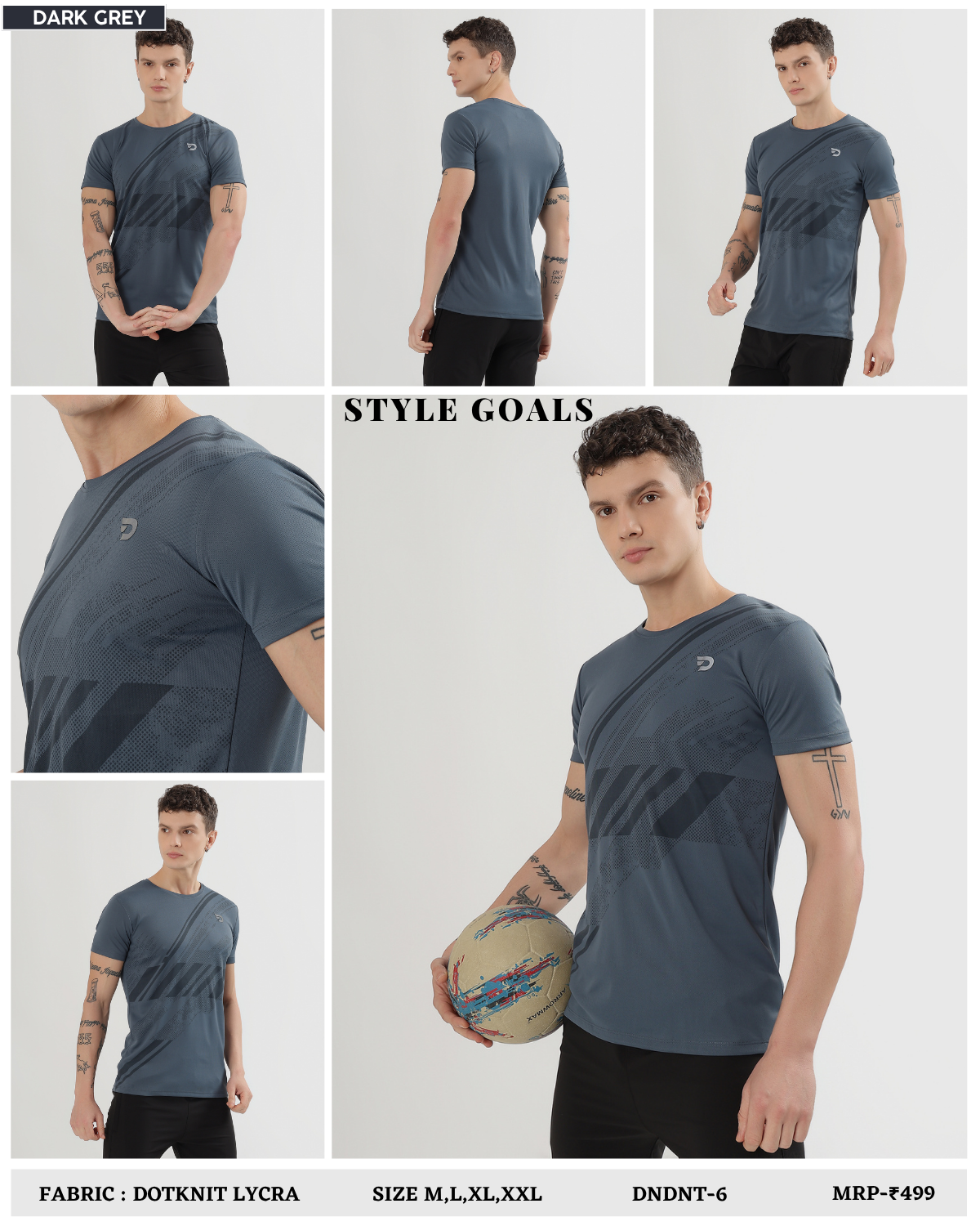 Dailywear T-Shirts - Imported Dotknit Lycra (GSM 180)
