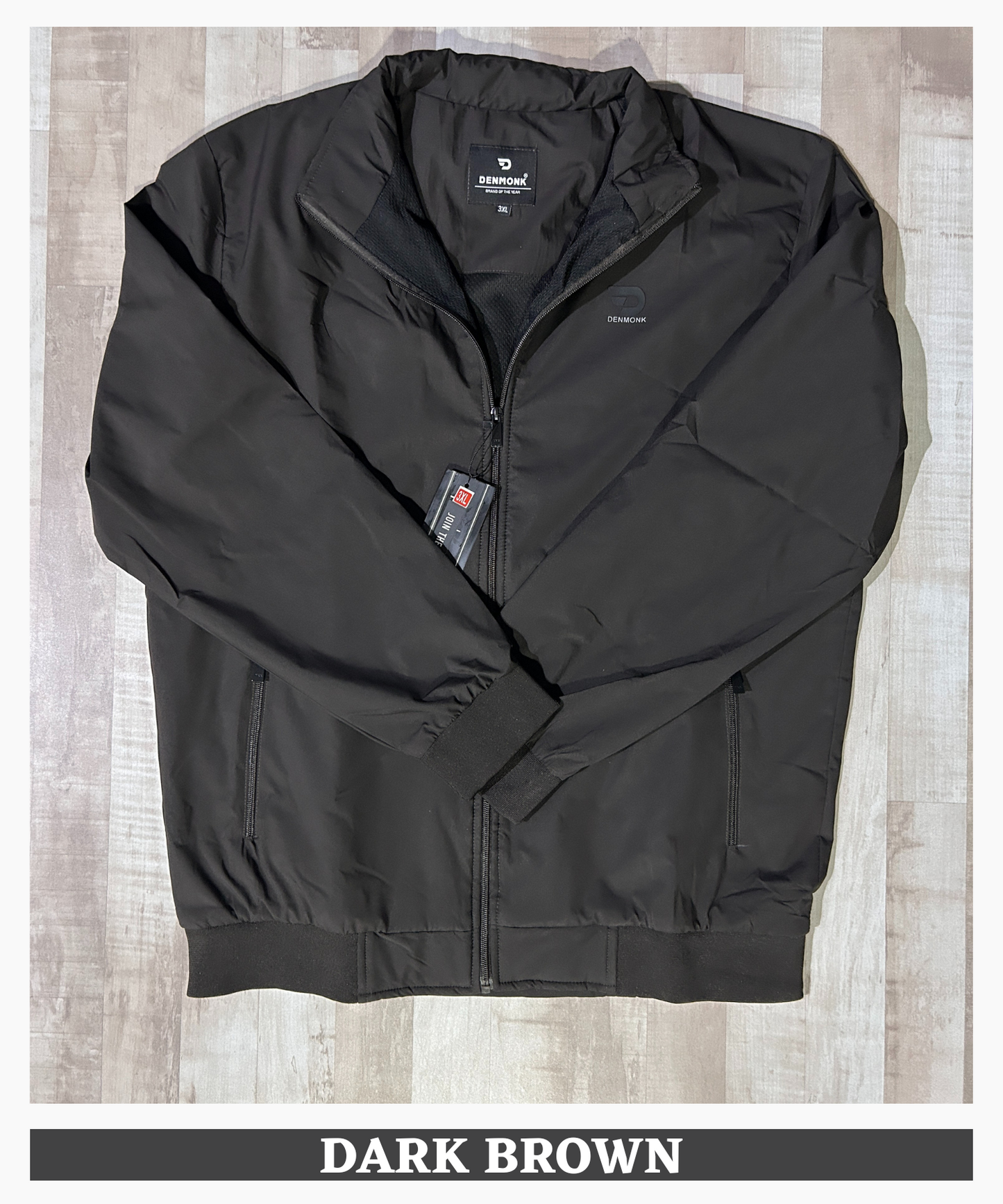 Imported Premium Quality Feather Touch Plus Size Waterproof Fabric Jacket (GSM 350)
