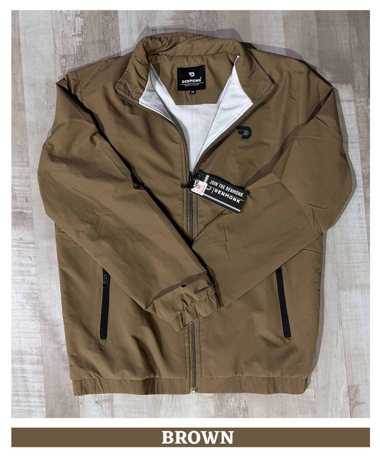Imported 50D Spandex Waterproof Windcheater (GSM 350)