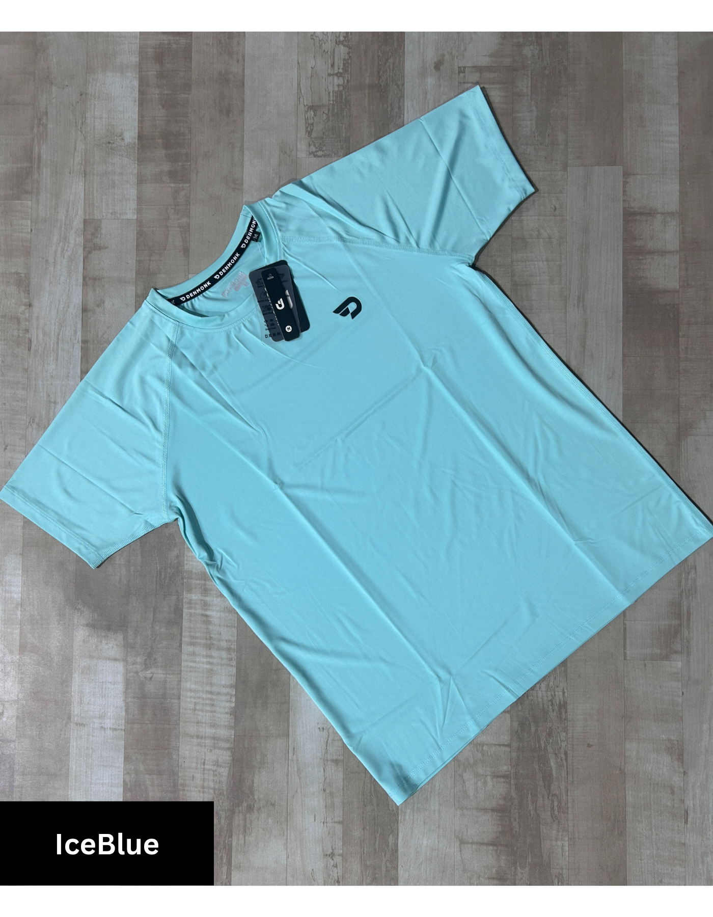 ActiveWear – Imported 4-Way Taiwan Lycra | 180 GSM | Raglan Sleeves | Round Neck | 6 Thread Stitching | 3D Logo | T-Shirt