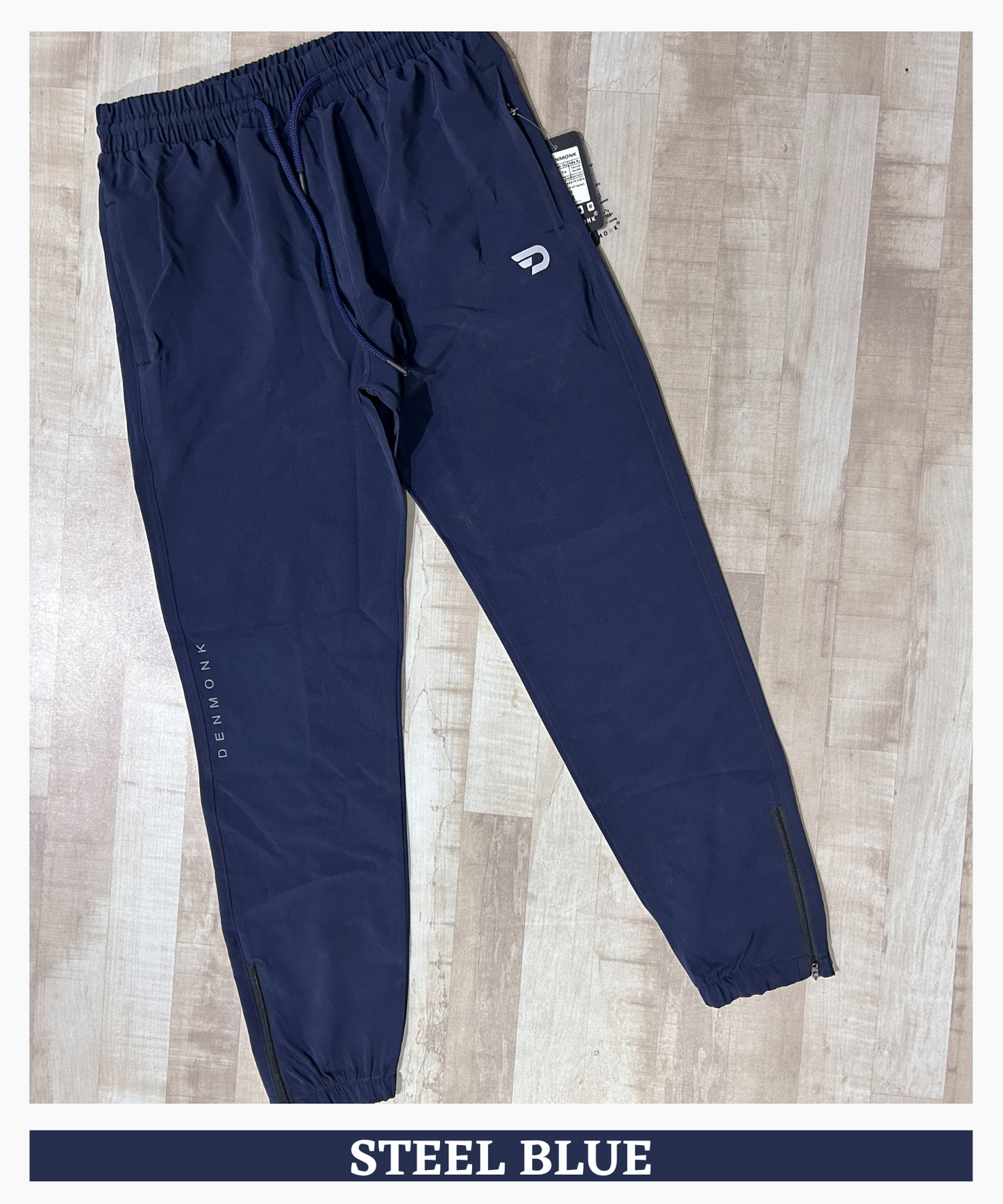 Imported NS Parachute Lycra TrackPant/ Lower (15% Lycra 145 GSM) Ankle Zipped