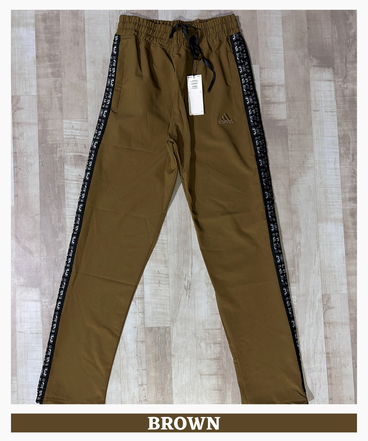 Imported Ns Terry Lycra Lower (GSM 180-190) Three Strip Design
